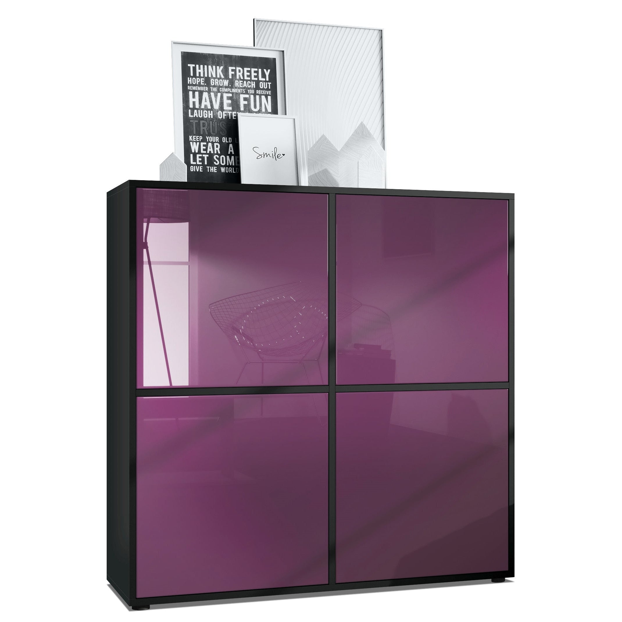 Mora M2 Highboard Korpus Schwarz