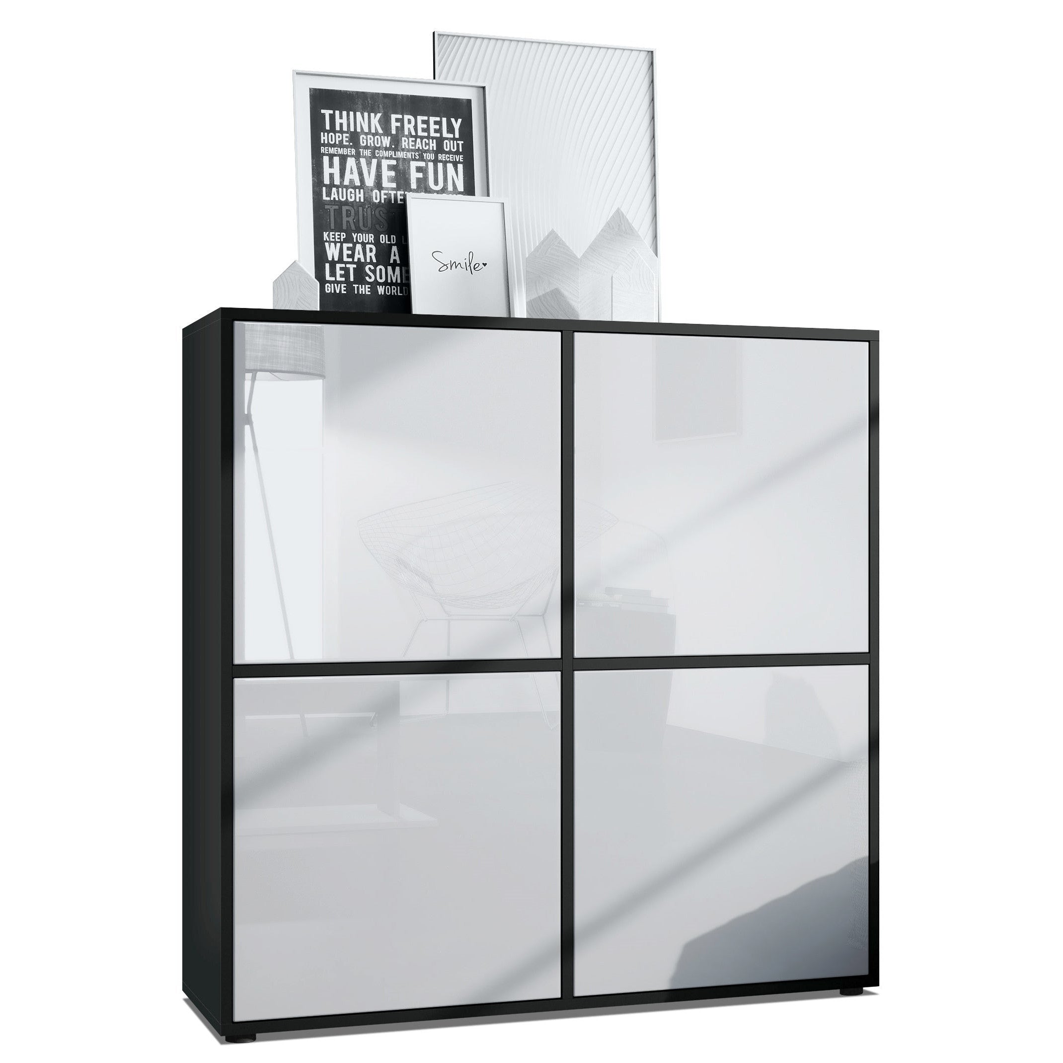 Mora M2 Highboard Korpus Schwarz