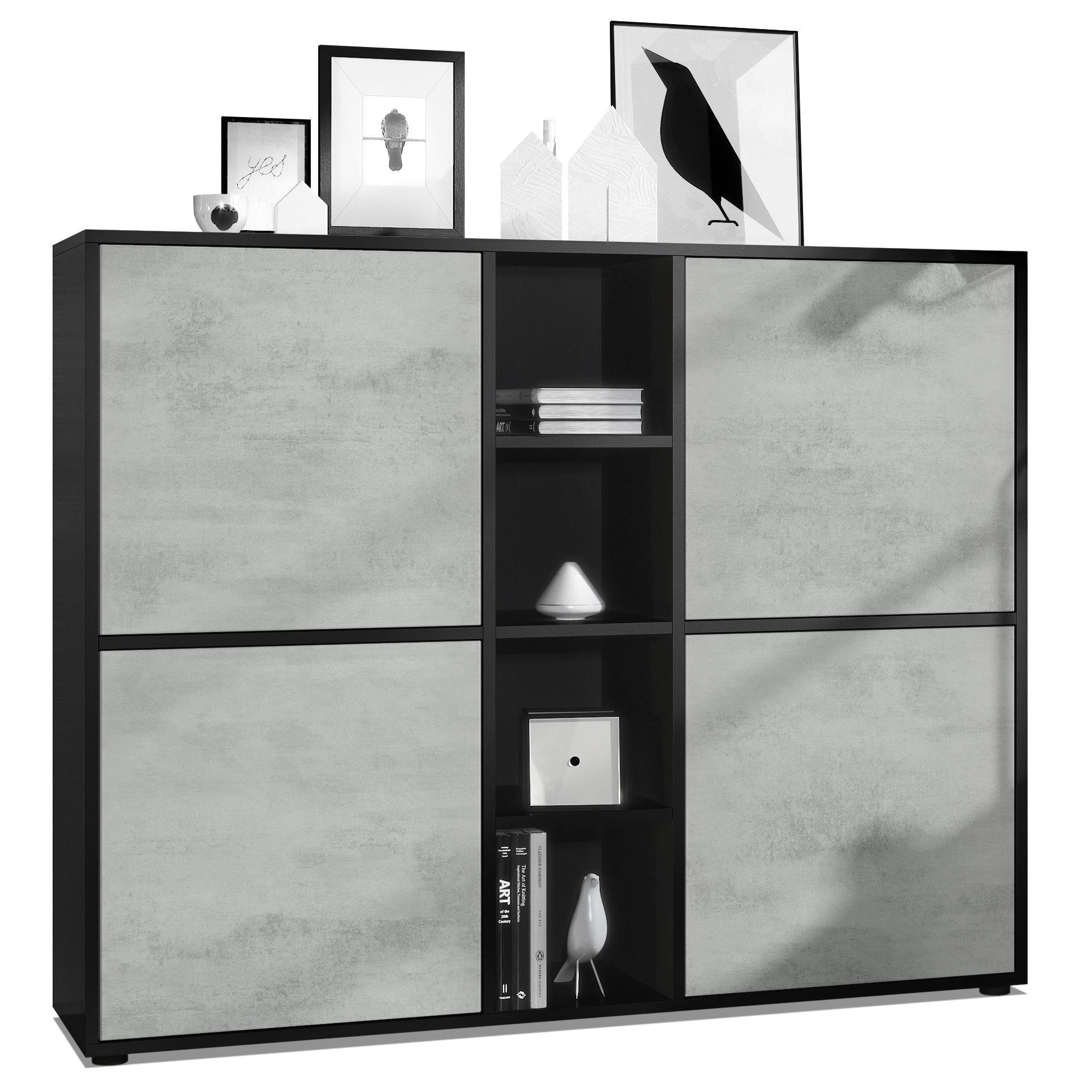 Mora Highboard M3 Korpus Schwarz