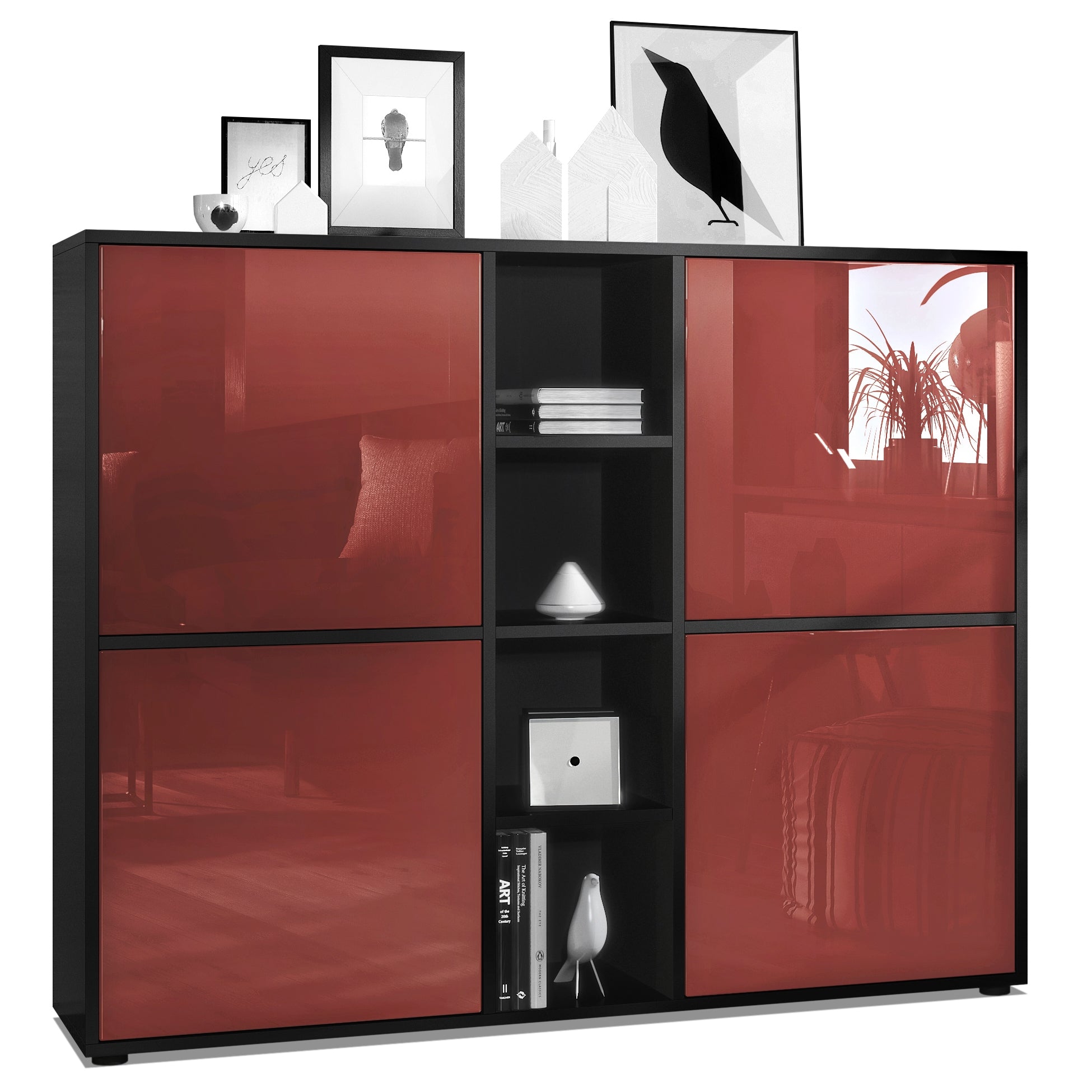 Mora Highboard M3 Korpus Schwarz