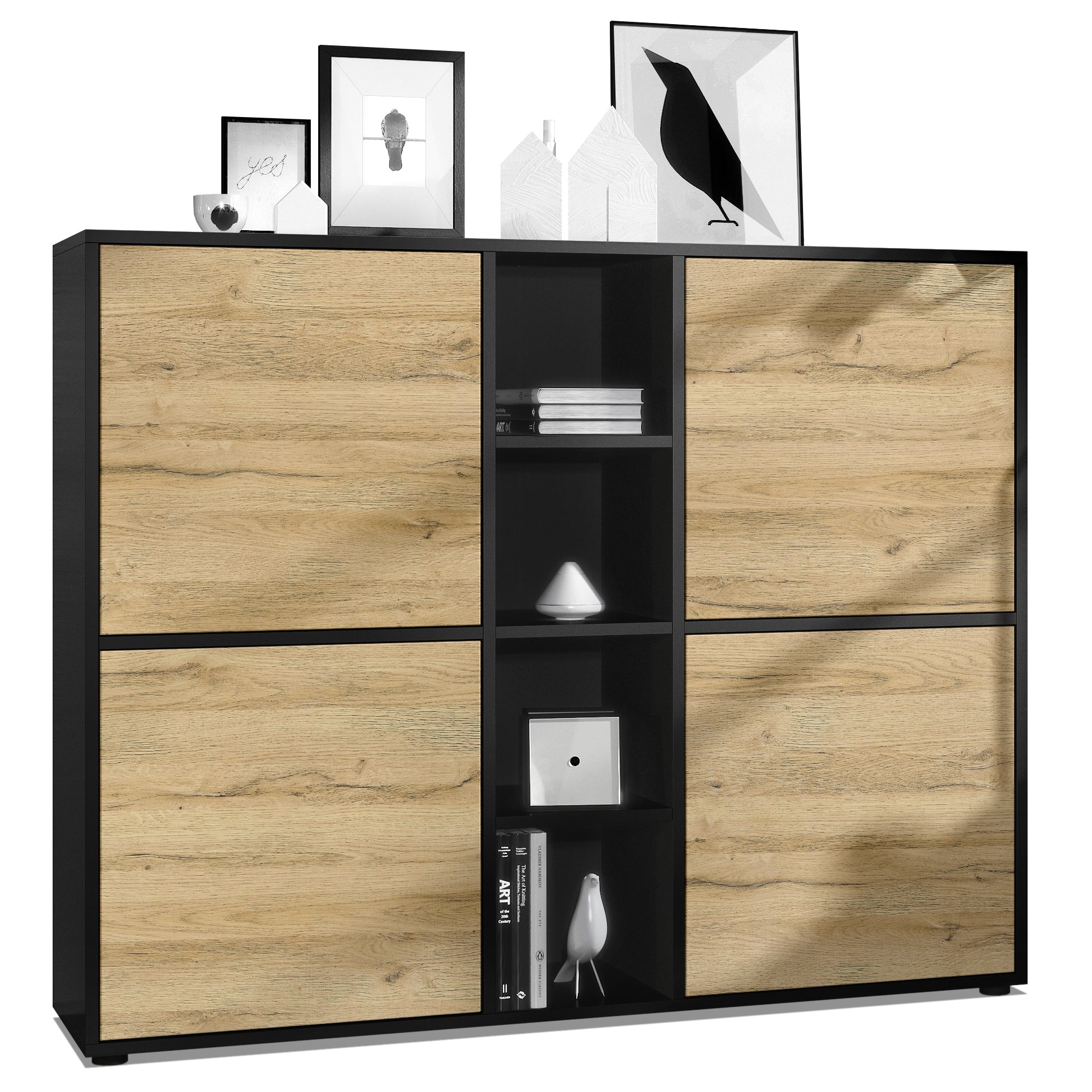 Mora Highboard M3 Korpus Schwarz