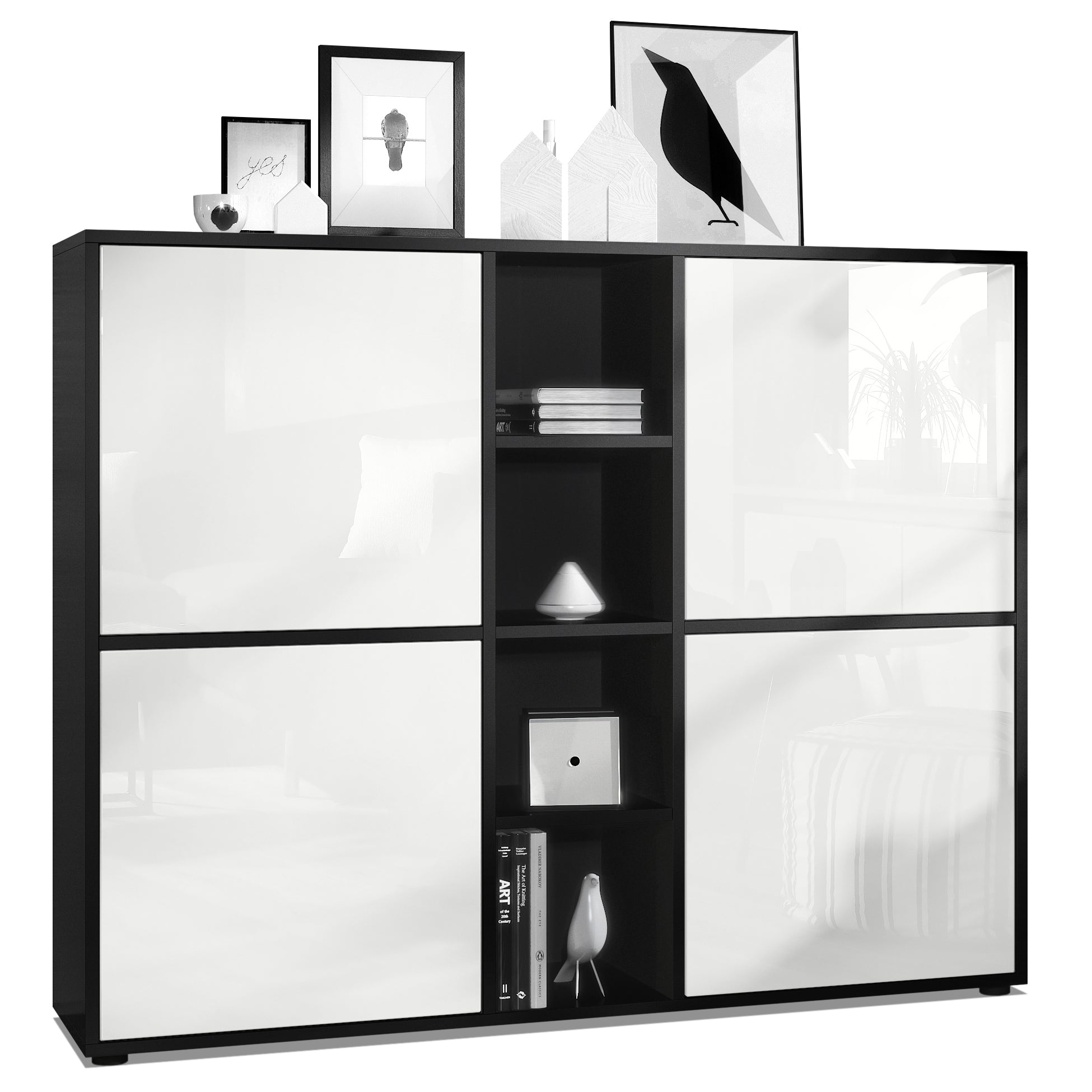 Mora Highboard M3 Korpus Schwarz