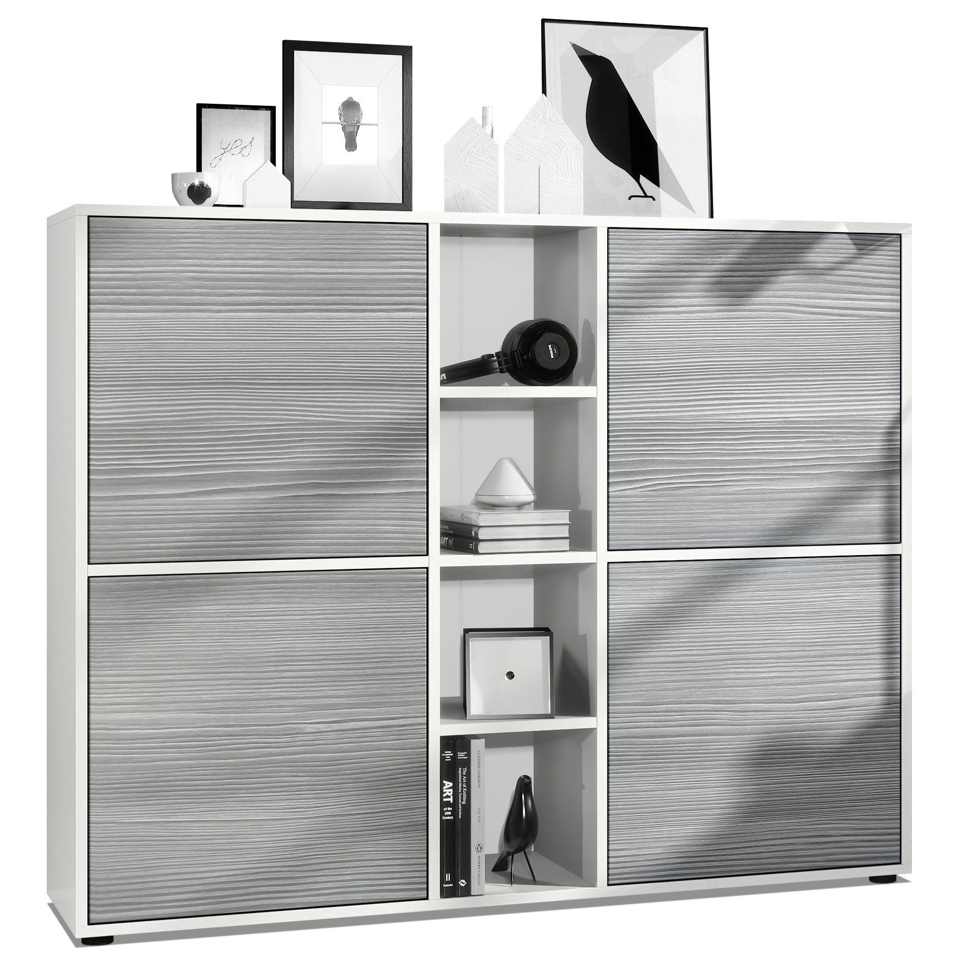Mora Highboard M3 Korpus Weiß