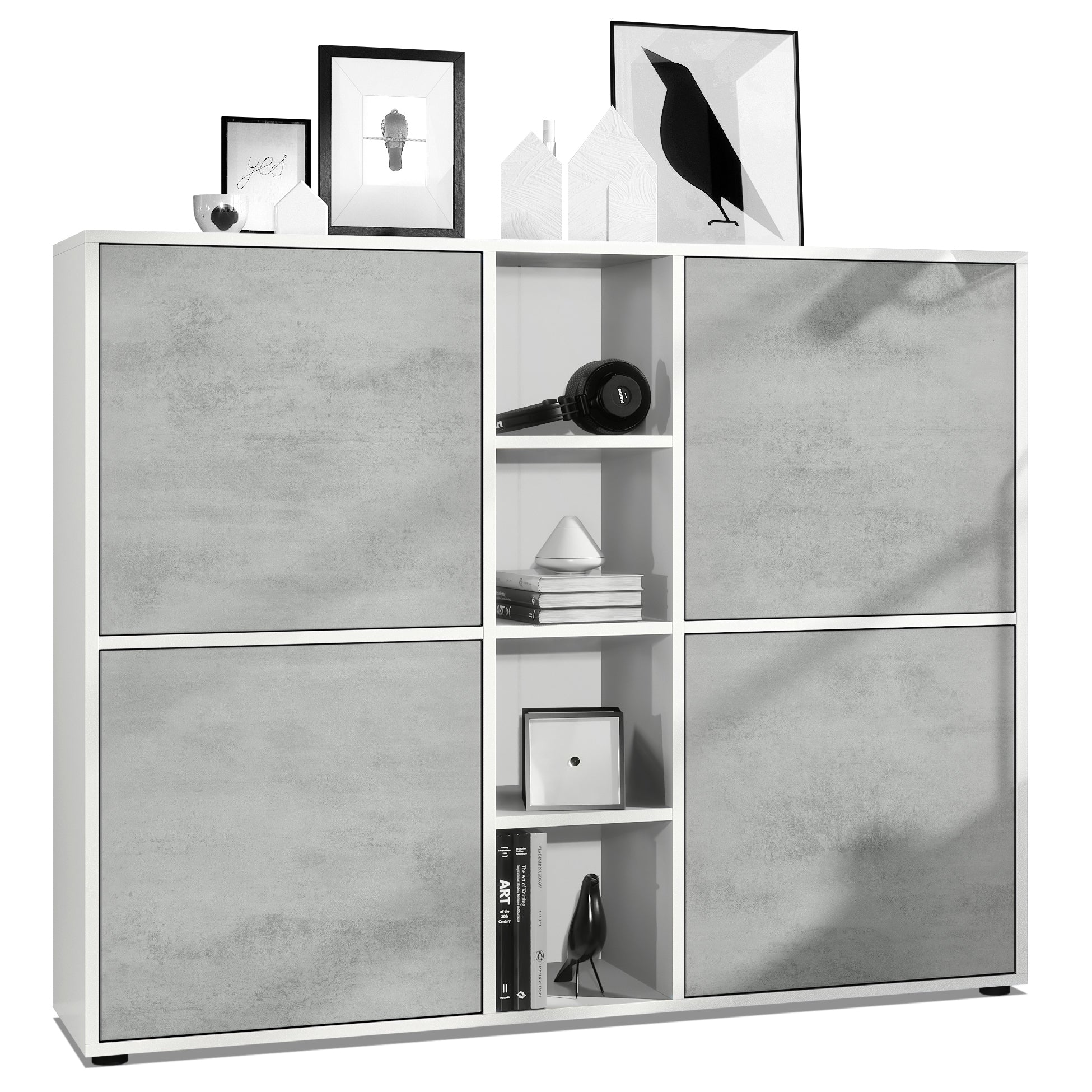 Mora Highboard M3 Korpus Weiß