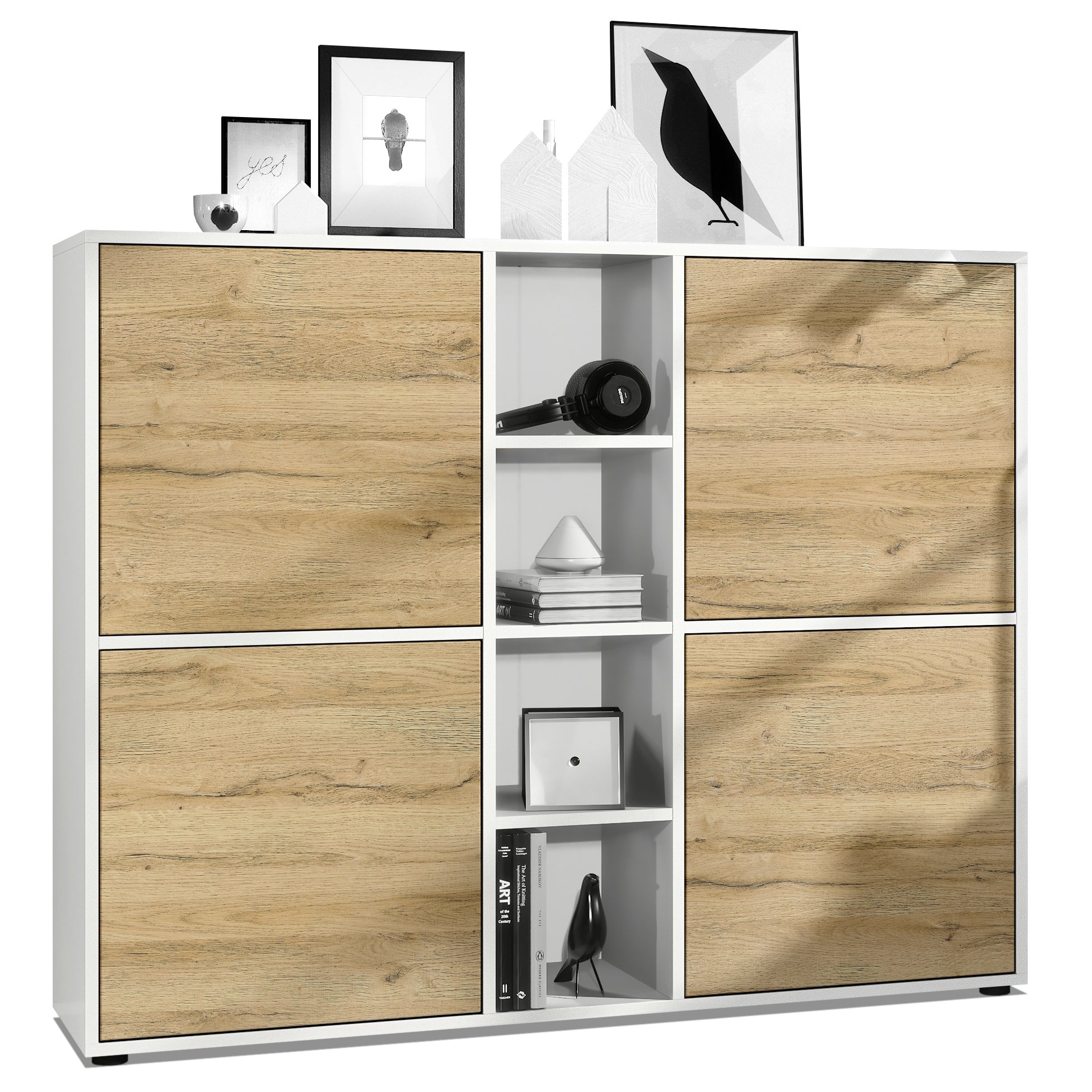 Mora Highboard M3 Korpus Weiß