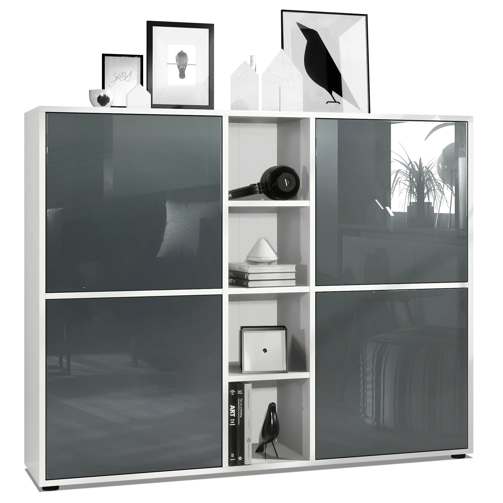 Mora Highboard M3 Korpus Weiß