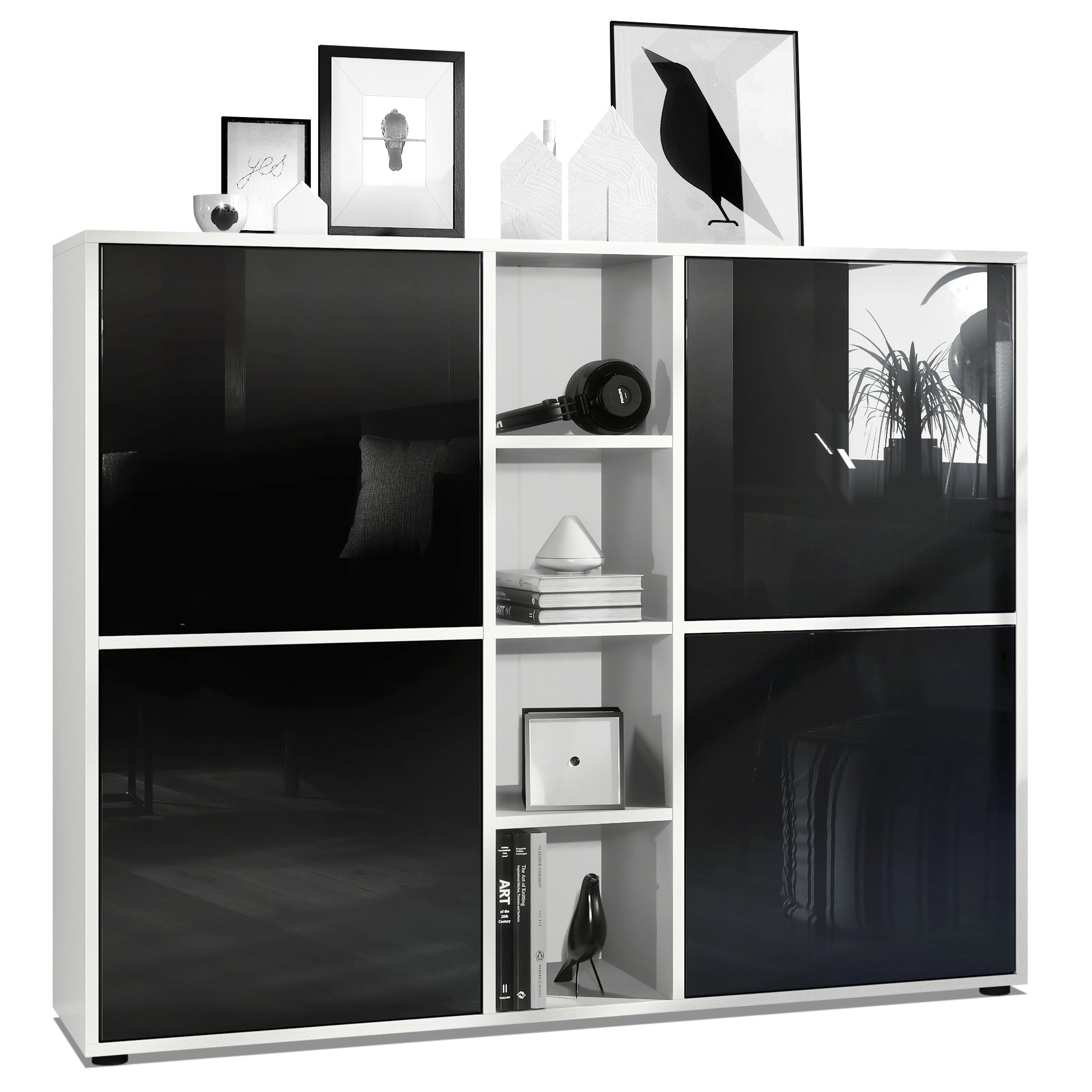 Mora Highboard M3 Korpus Weiß