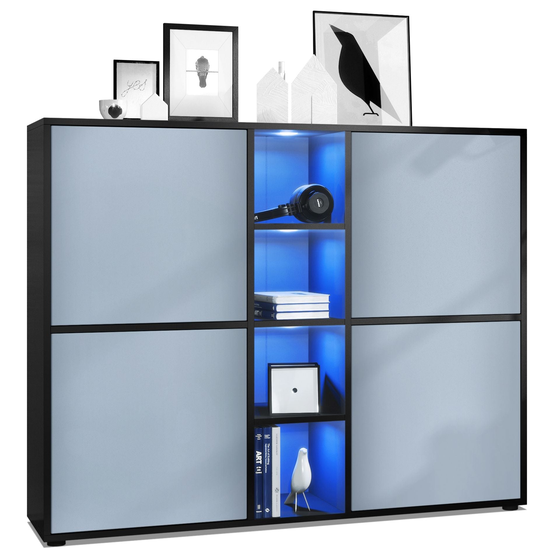 Mora Highboard M3 Korpus Schwarz