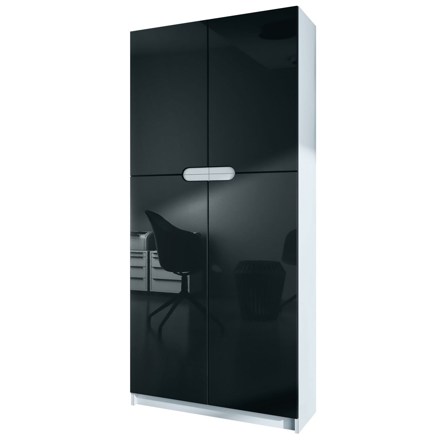 Büroschrank Locarno M1- Korpus Weiß matt