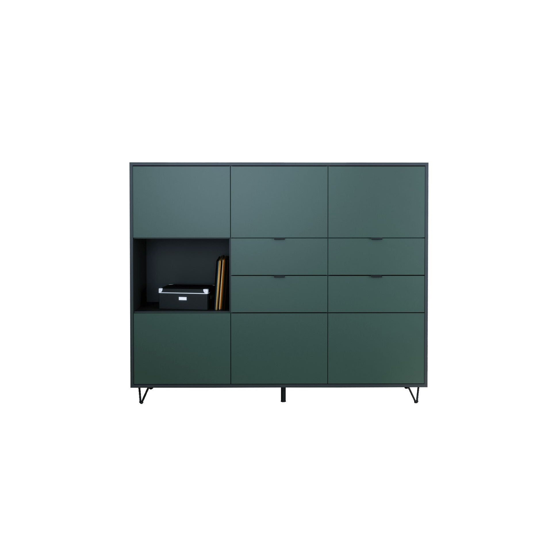 Highboard Mirallo M2 Korpus Anthrazit matt