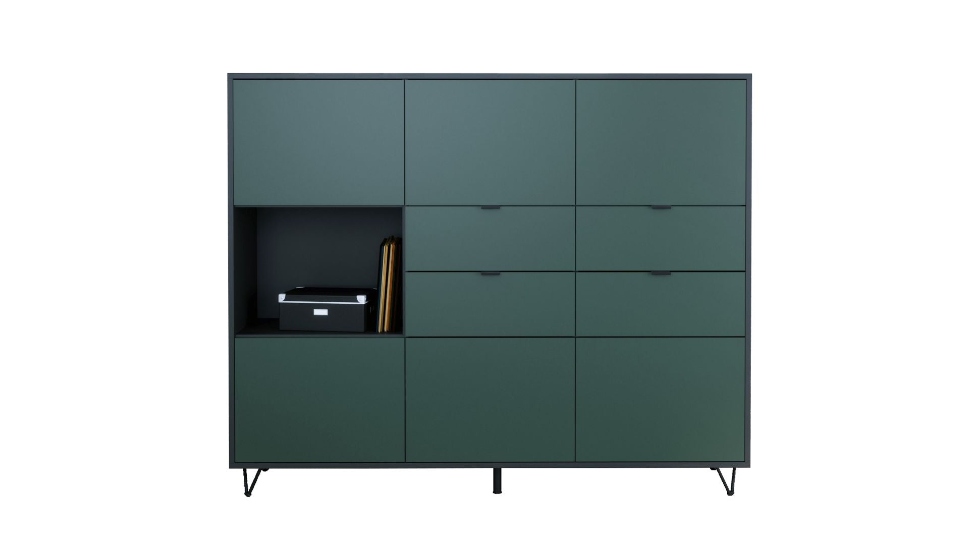 Highboard Mirallo M2 Korpus Anthrazit matt