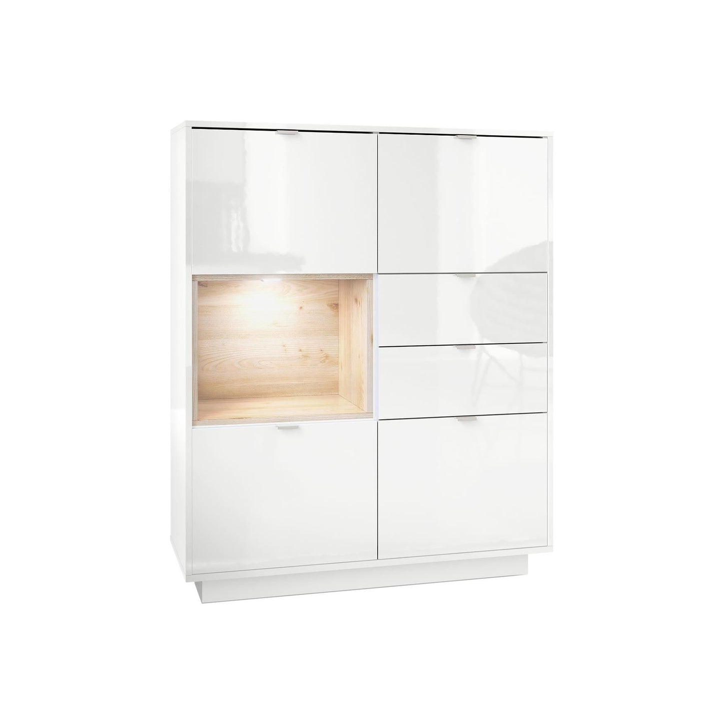 Skagen Highboard Korpus Weiß
