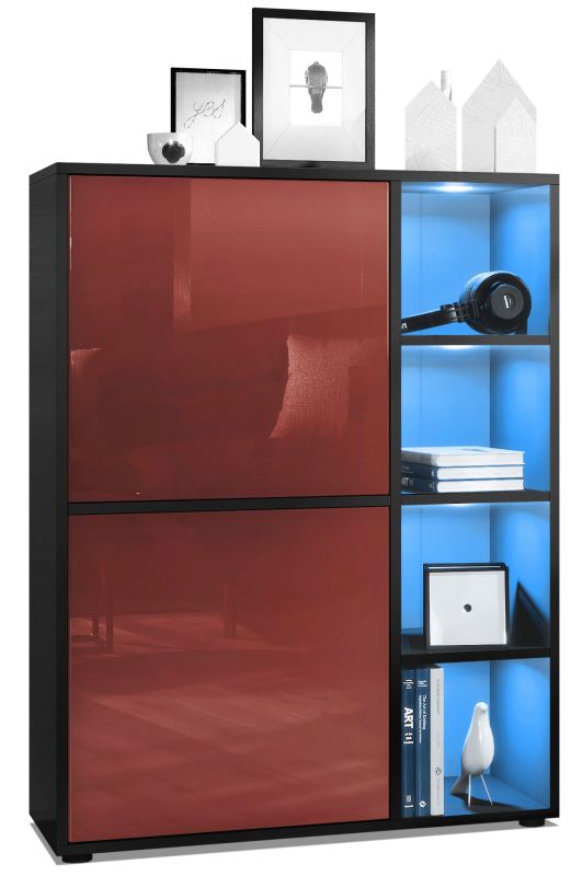 Mora Highboard Korpus Schwarz