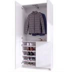 Flurschrank Elona M1 - Korpus Weiß matt