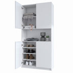 Flurschrank Elona M2 - Korpus Weiß matt