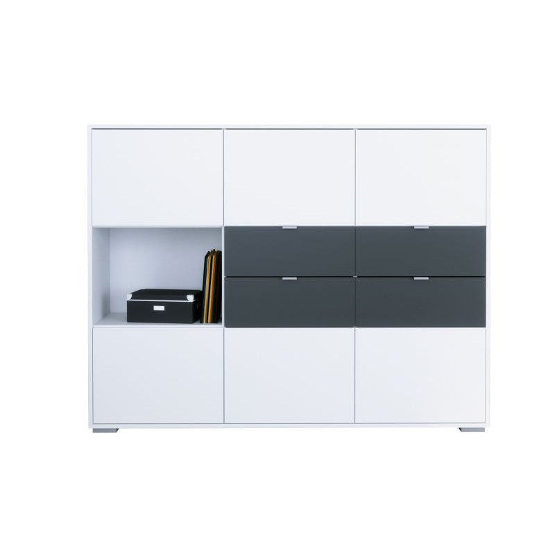 Highboard Mirallo M2 Korpus Weiß matt