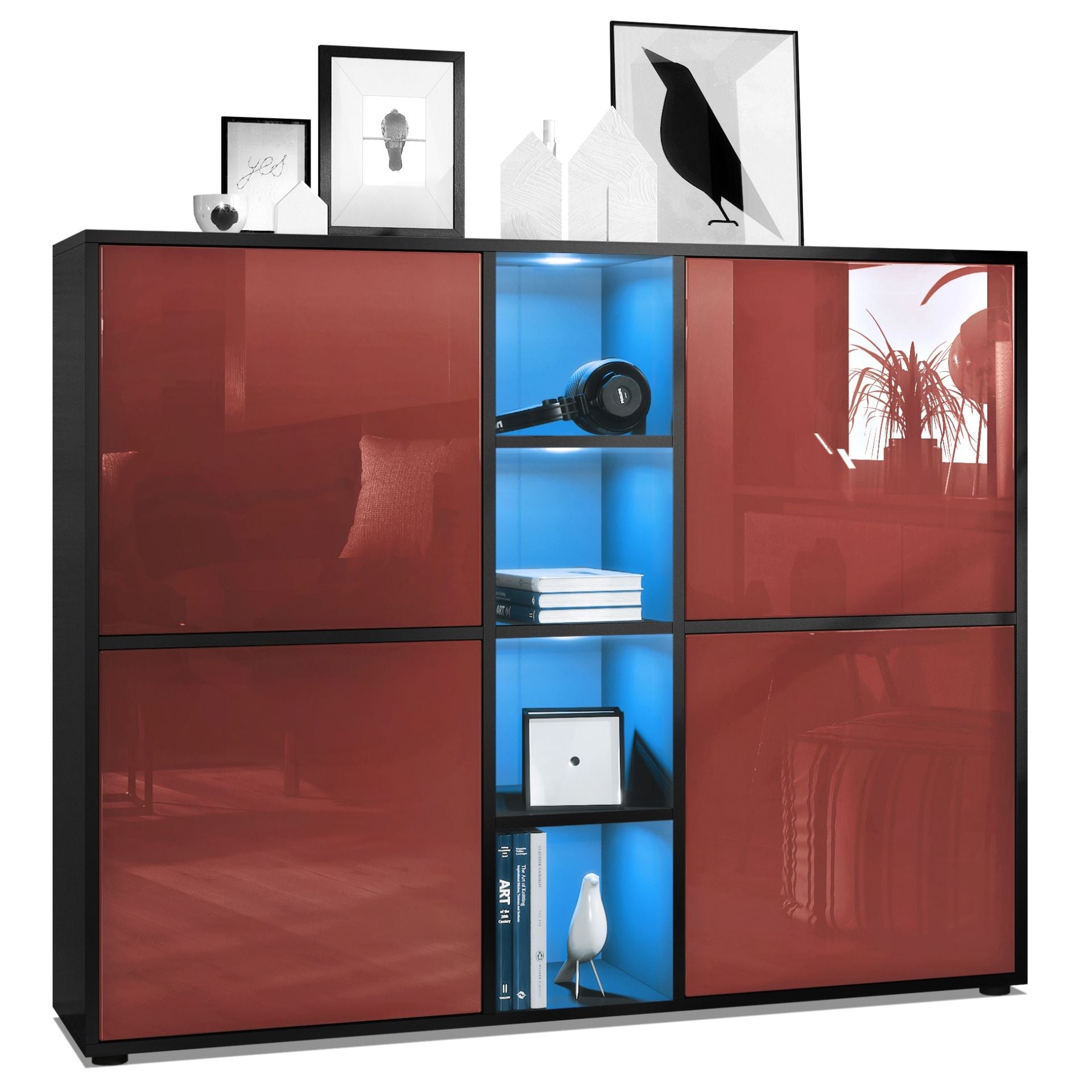 Mora Highboard M3 Korpus Schwarz