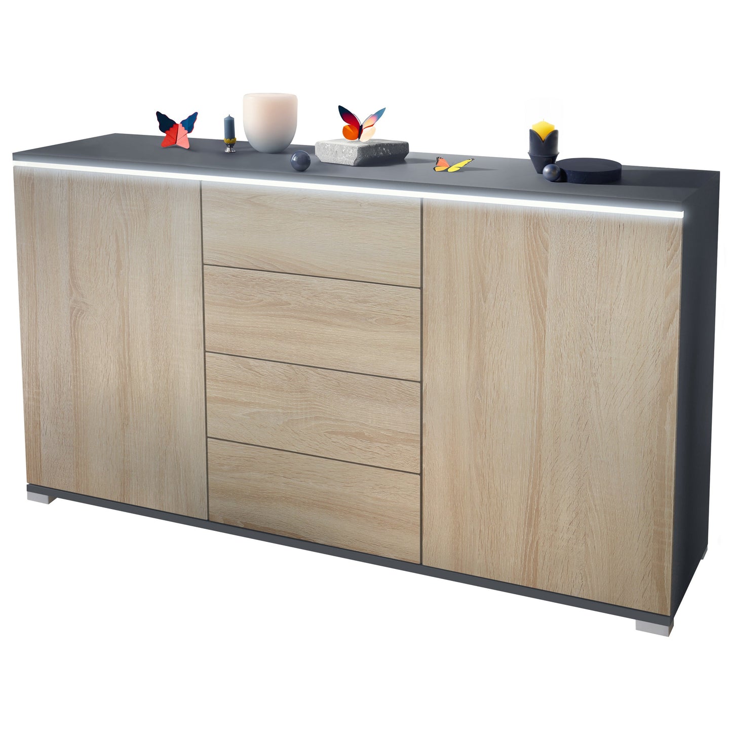 Samos M1 Sideboard Korpus Anthrazit
