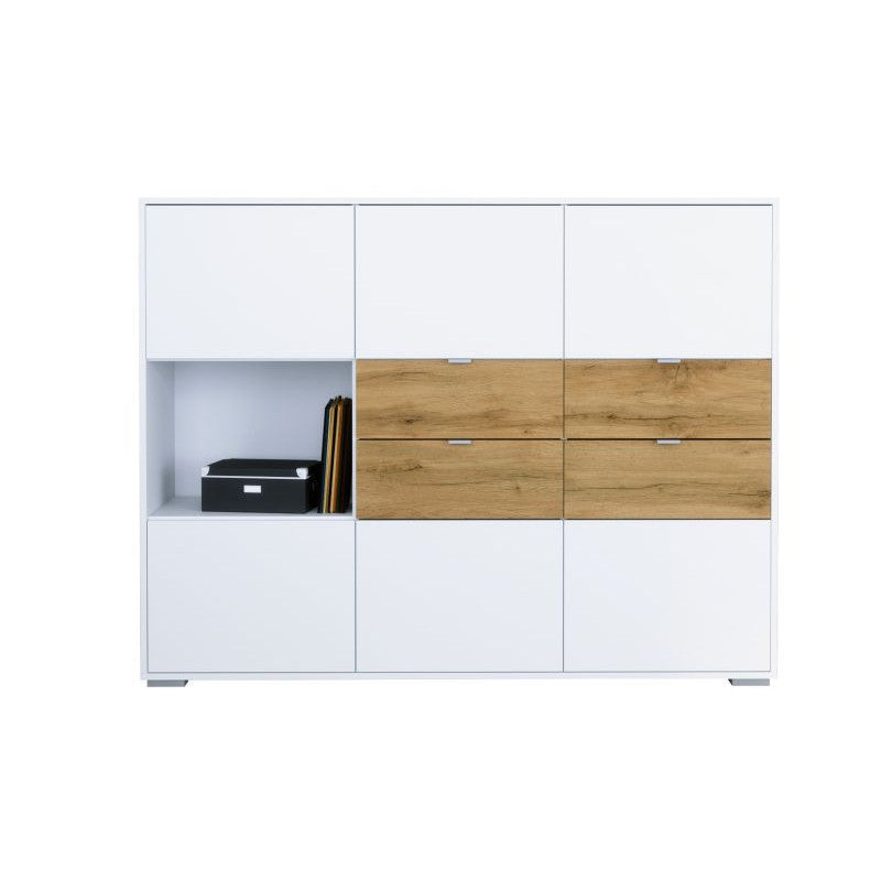 Highboard Mirallo M2 Korpus Weiß matt
