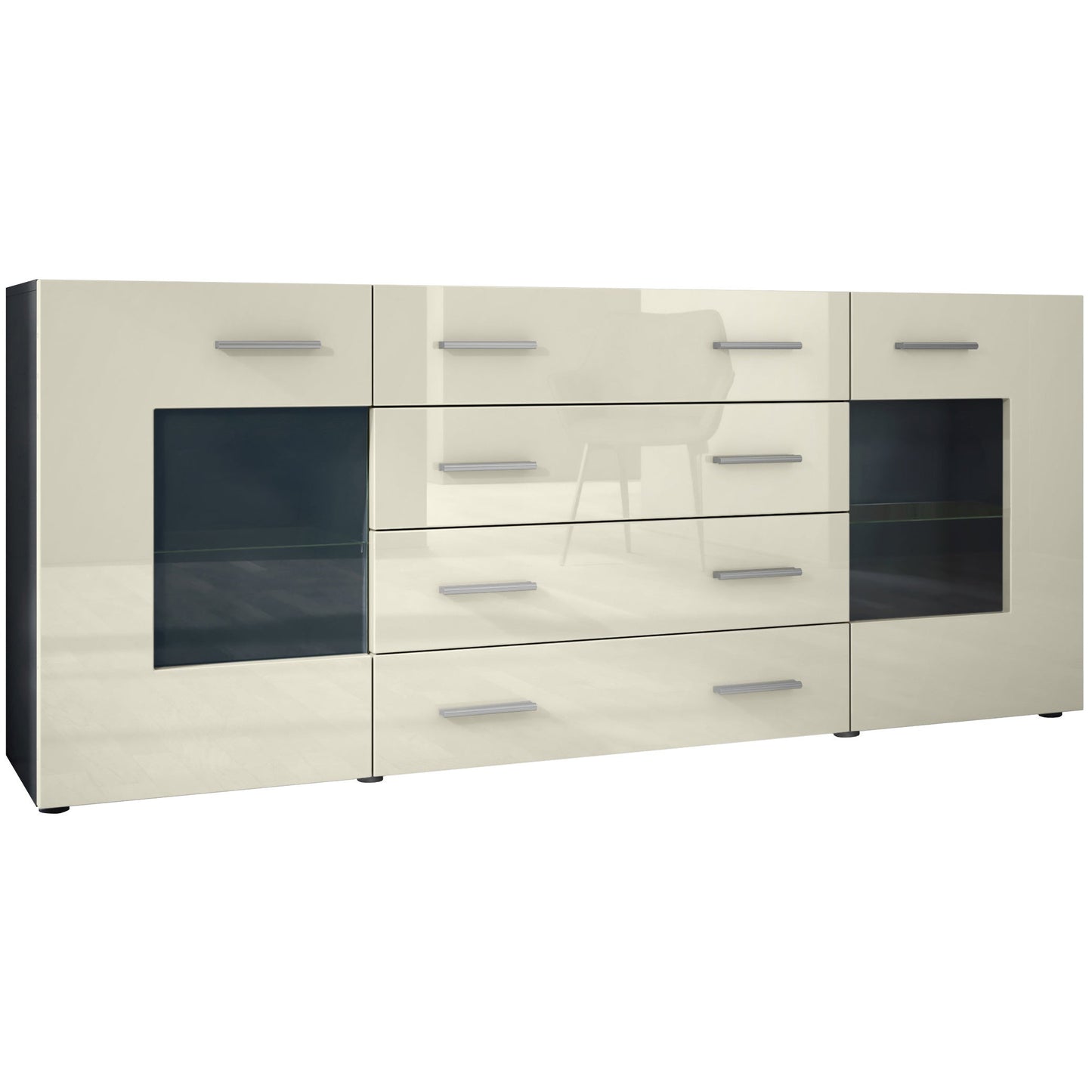 Lugo Sideboard M2 Korpus Schwarz