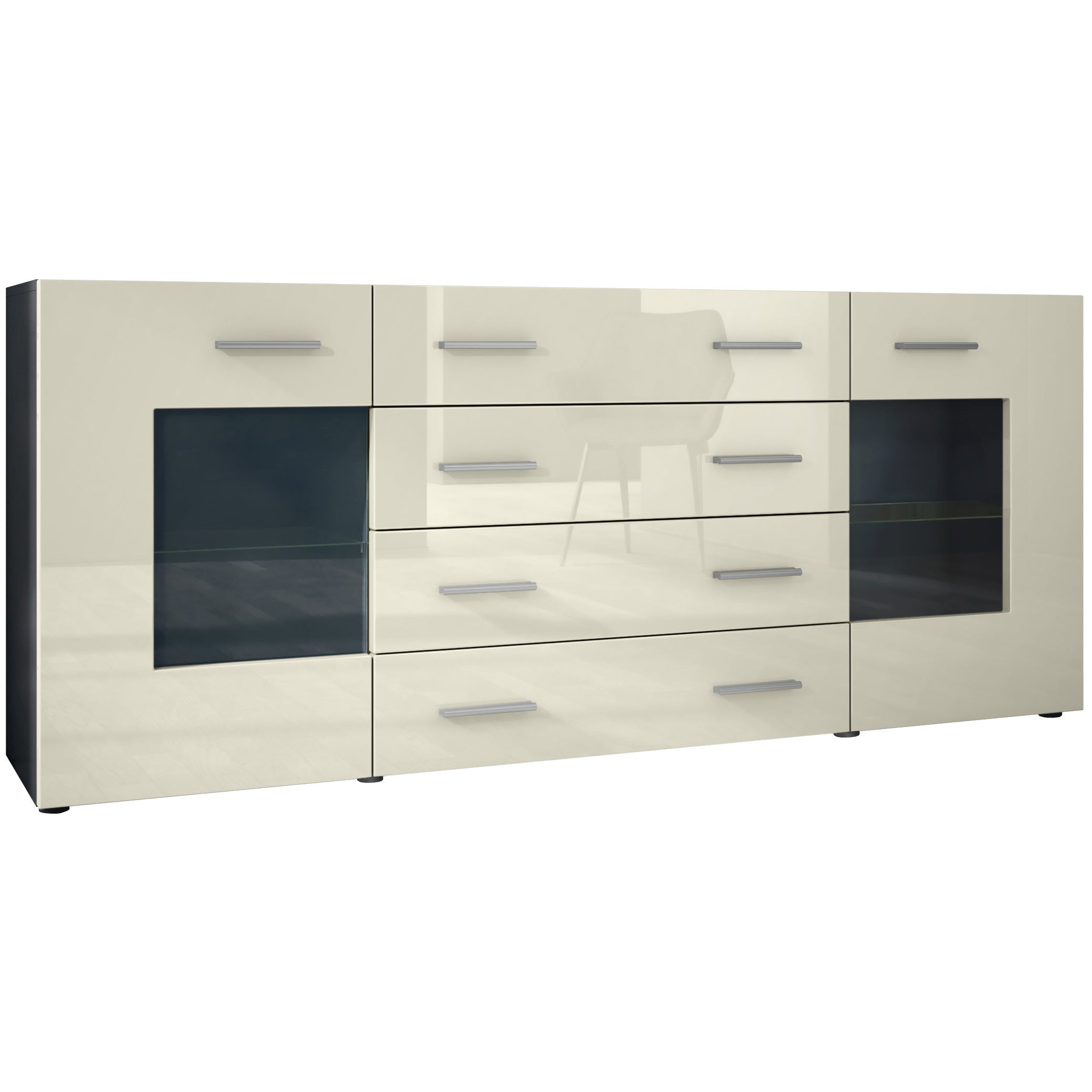 Lugo Sideboard M2 Korpus Schwarz