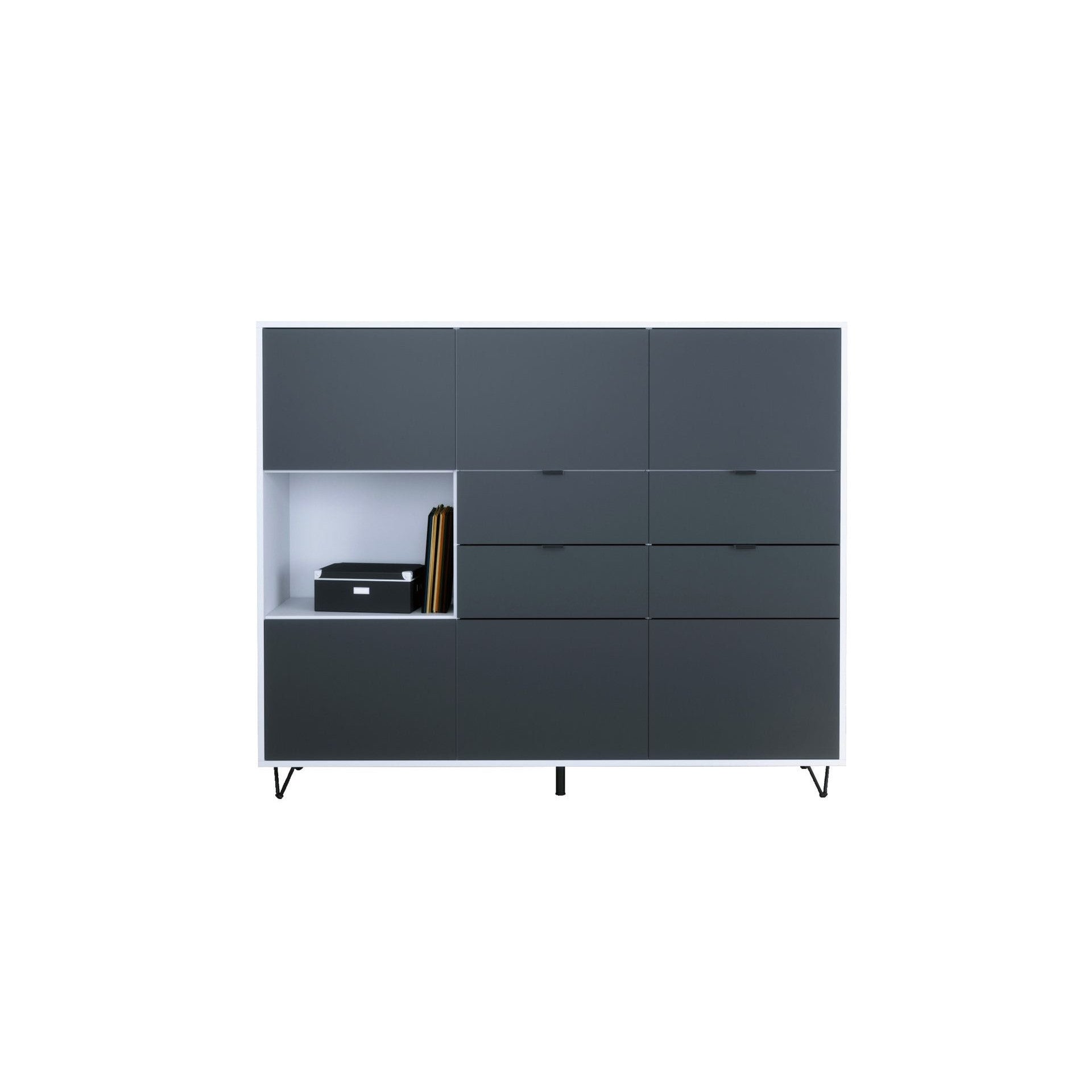 Highboard Mirano M2 Korpus Weiß matt
