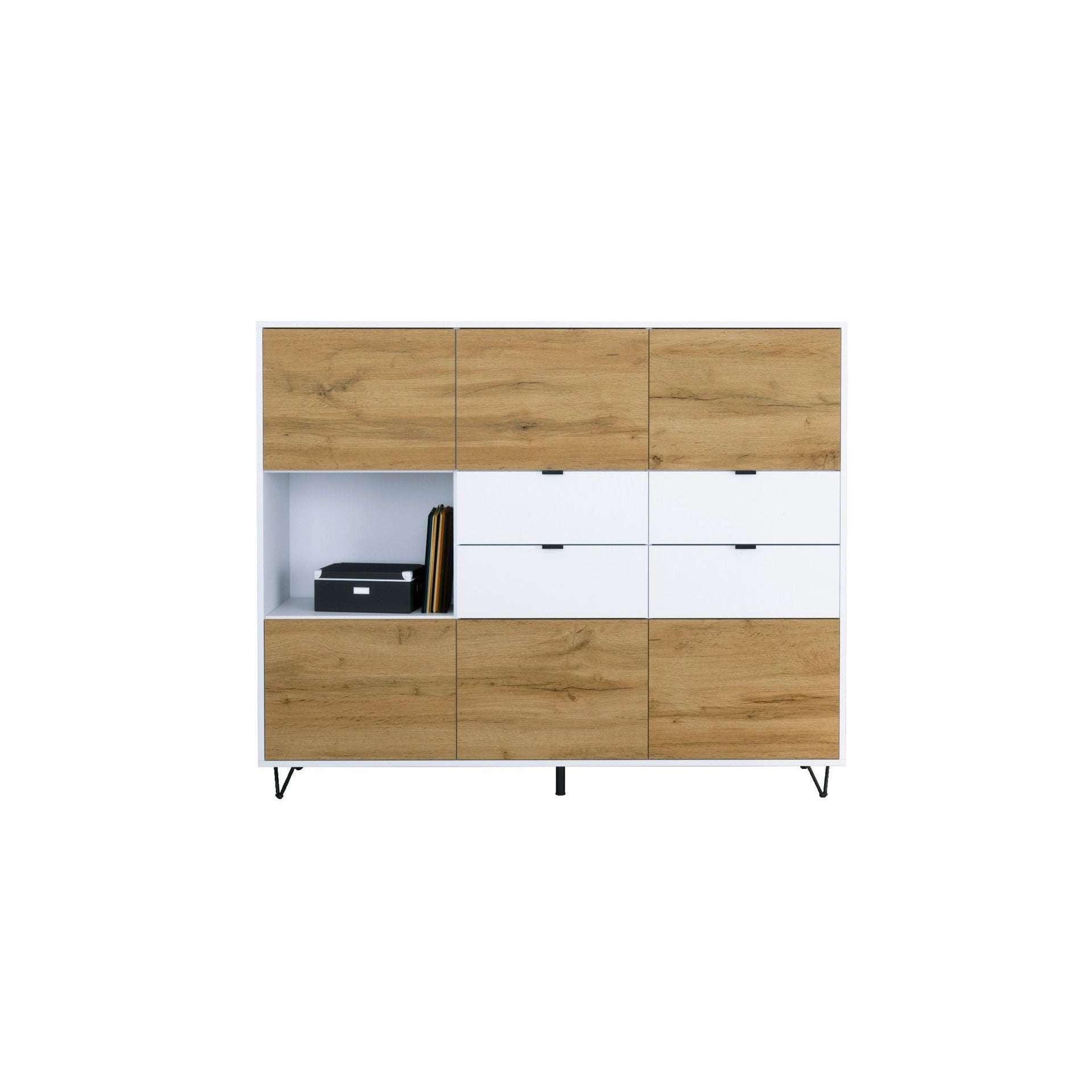 Highboard Mirano M2 Korpus Weiß matt