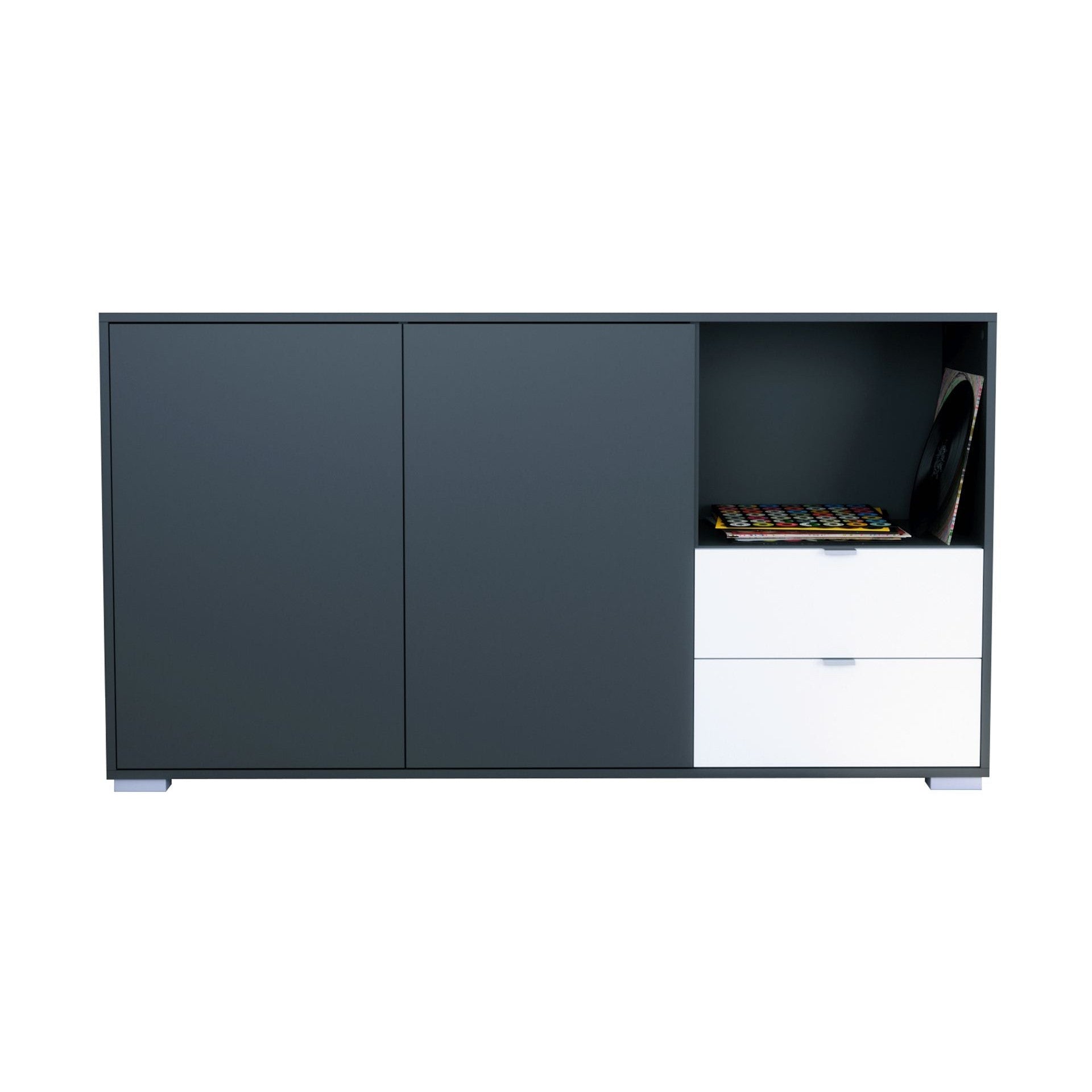 Sideboard Mirallo Korpus Anthrazit matt