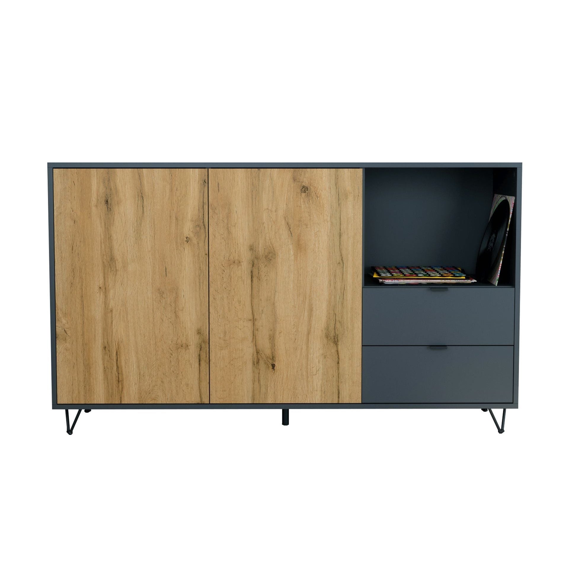 Sideboard Mirano Korpus Anthrazit matt
