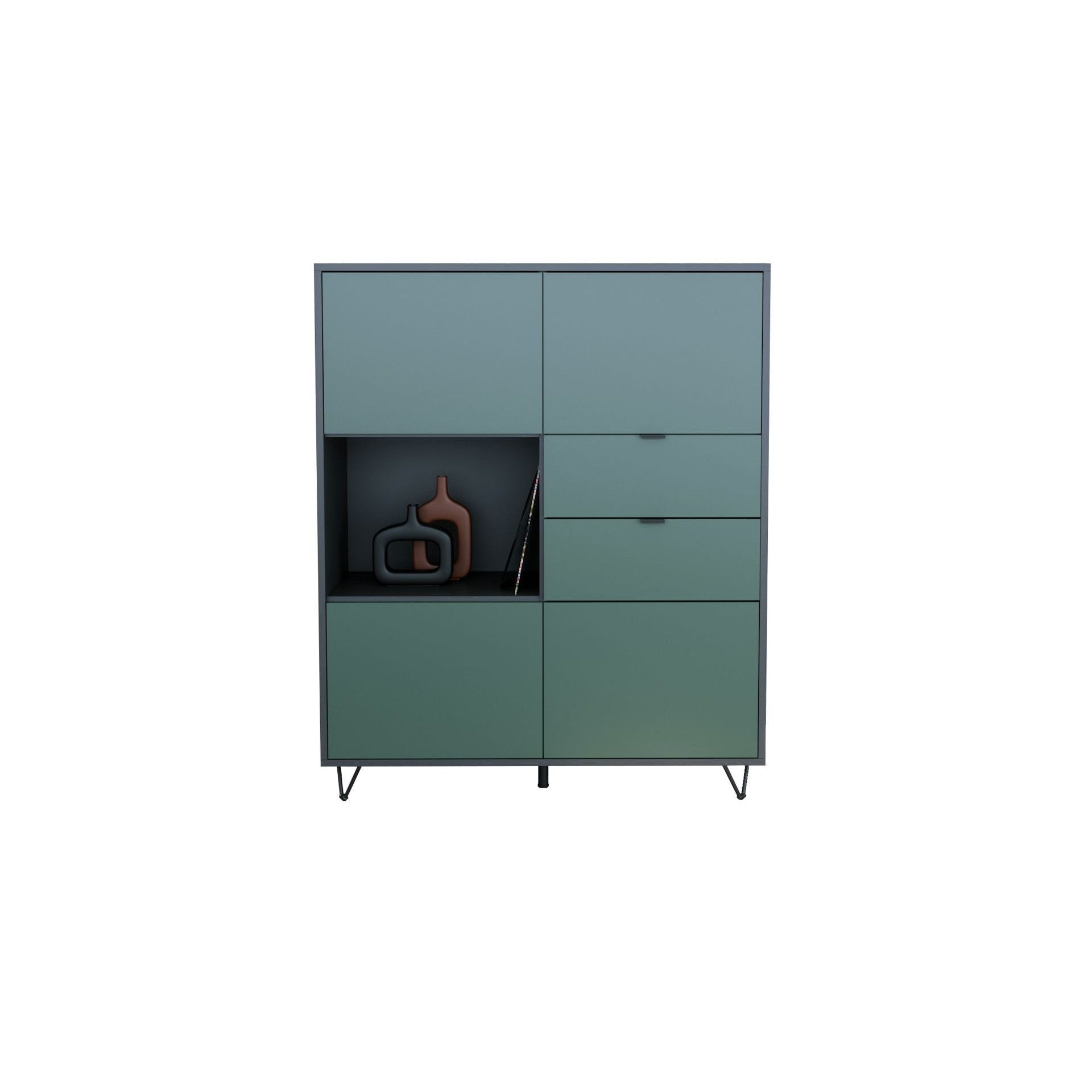 Highboard Mirano M1 Korpus Anthrazit matt
