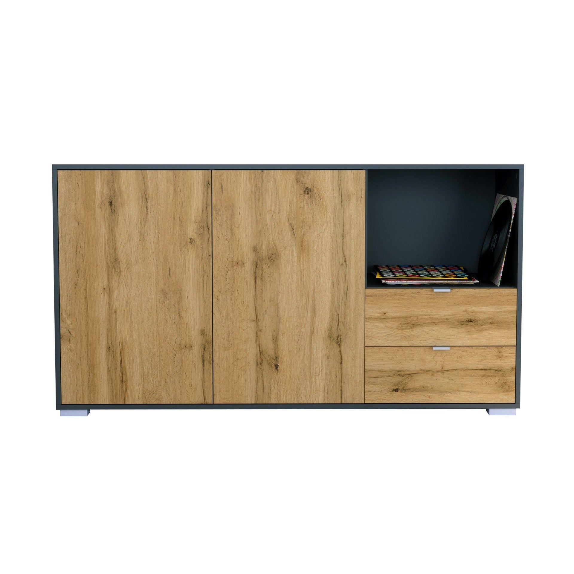 Sideboard Mirallo Korpus Anthrazit matt