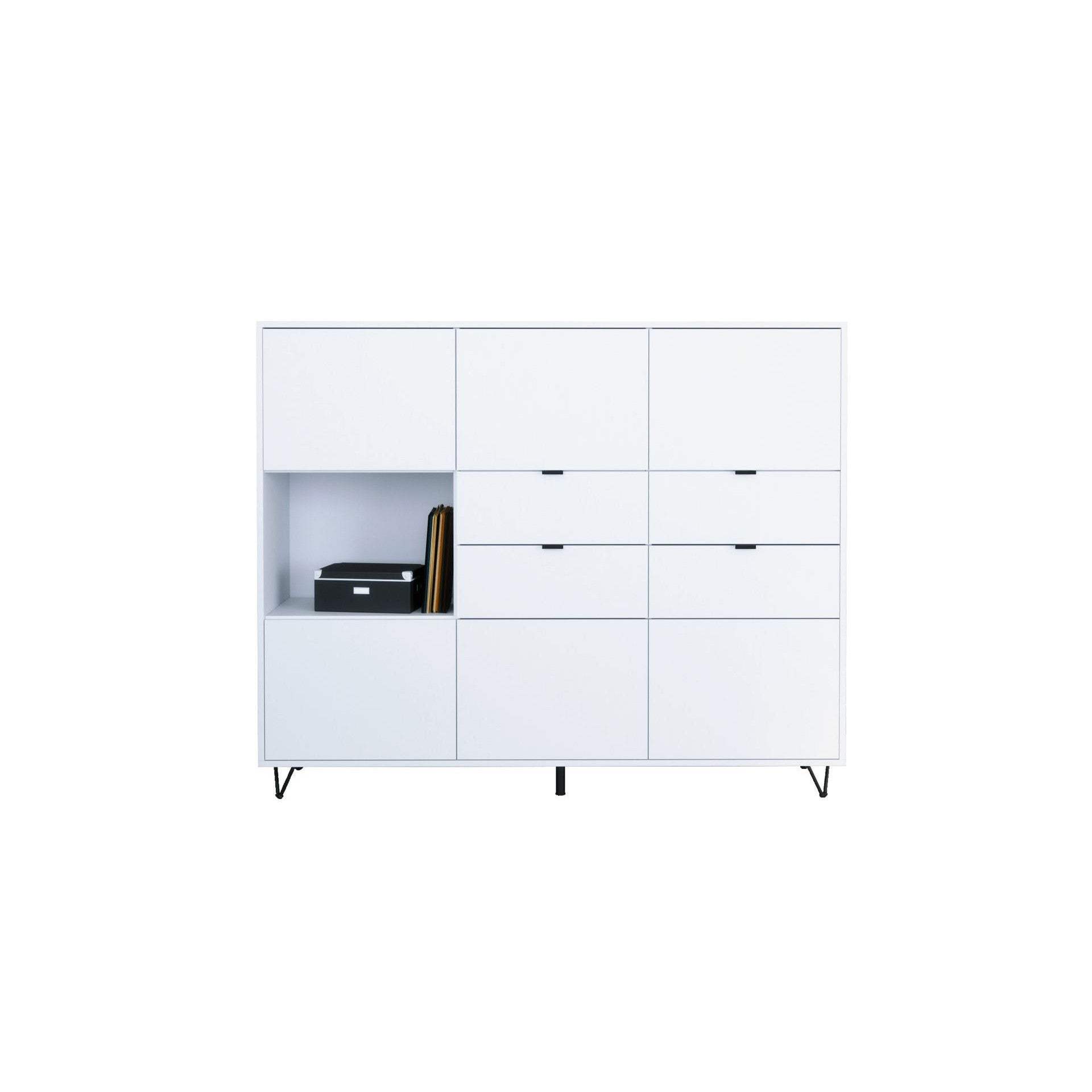 Highboard Mirano M2 Korpus Weiß matt