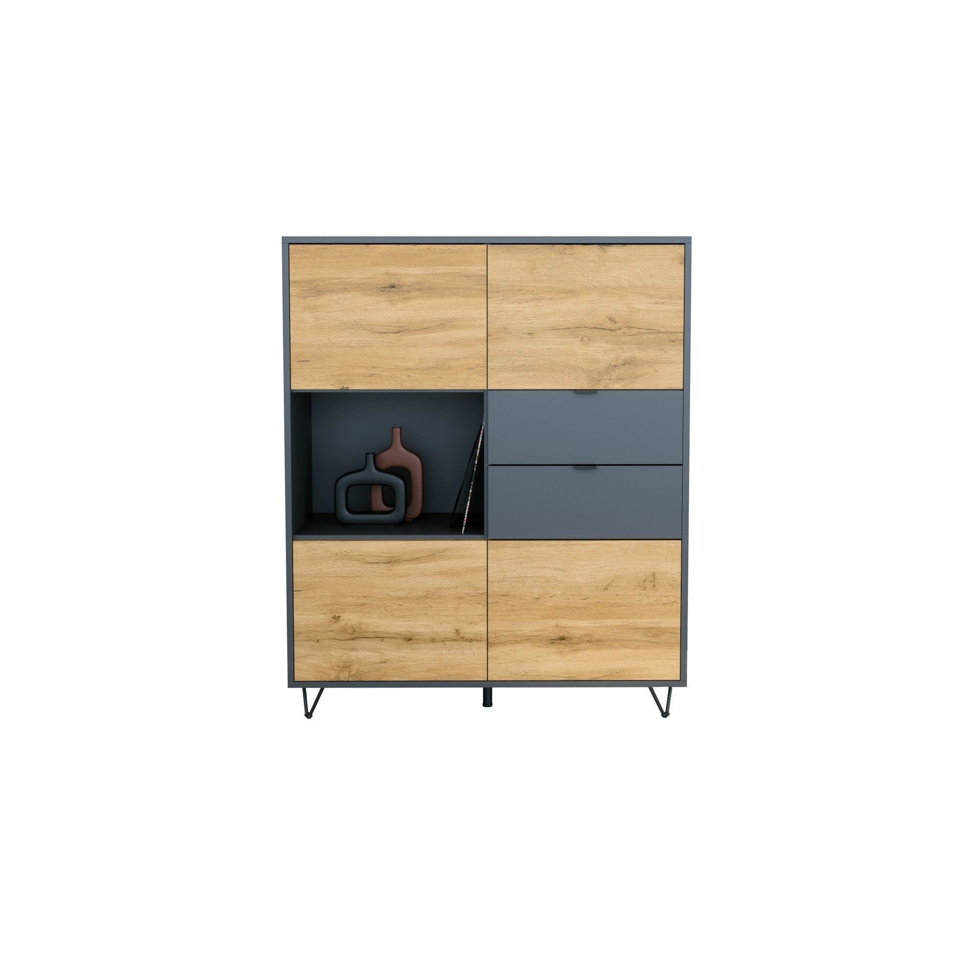 Highboard Mirano M1 Korpus Anthrazit matt