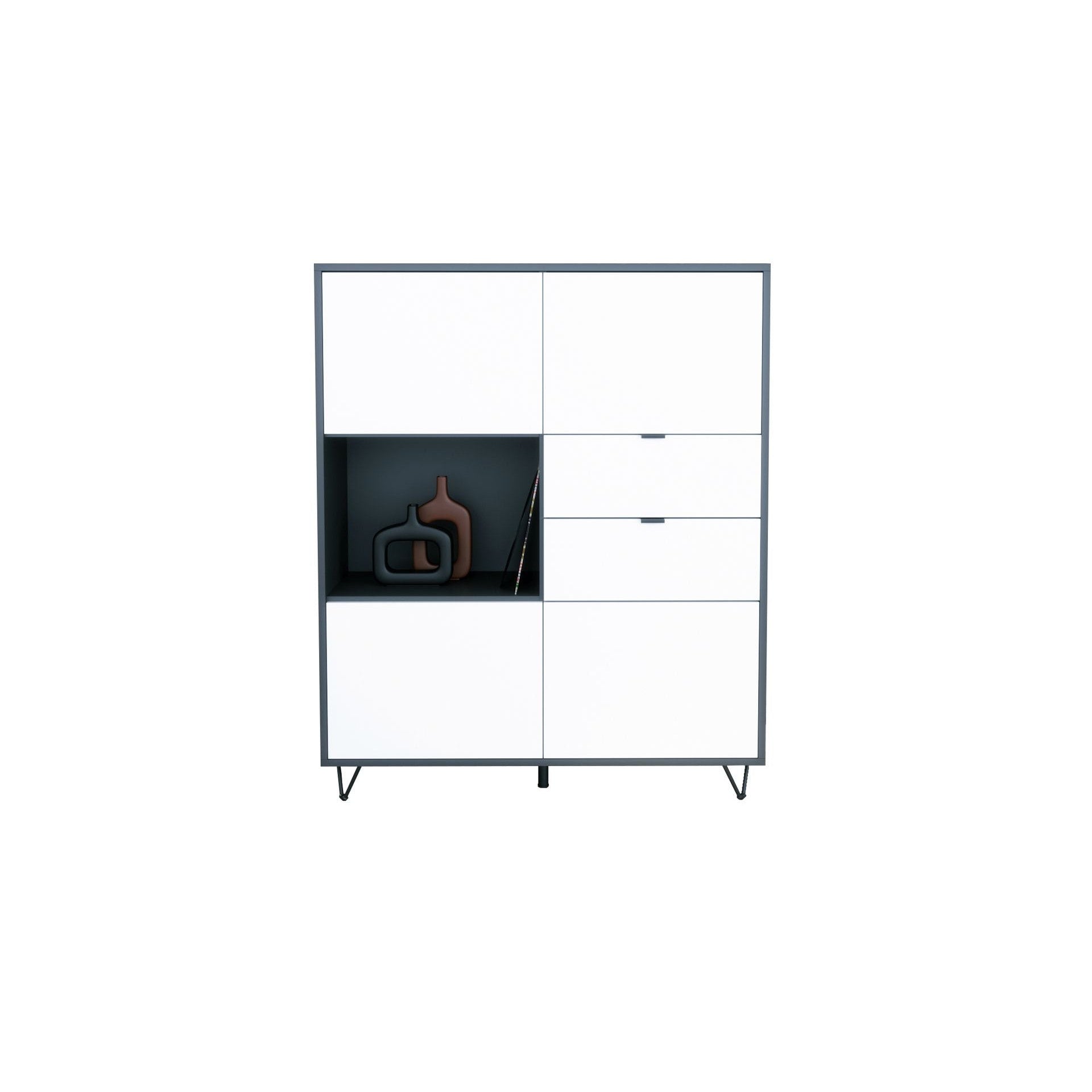 Highboard Mirano M1 Korpus Anthrazit matt