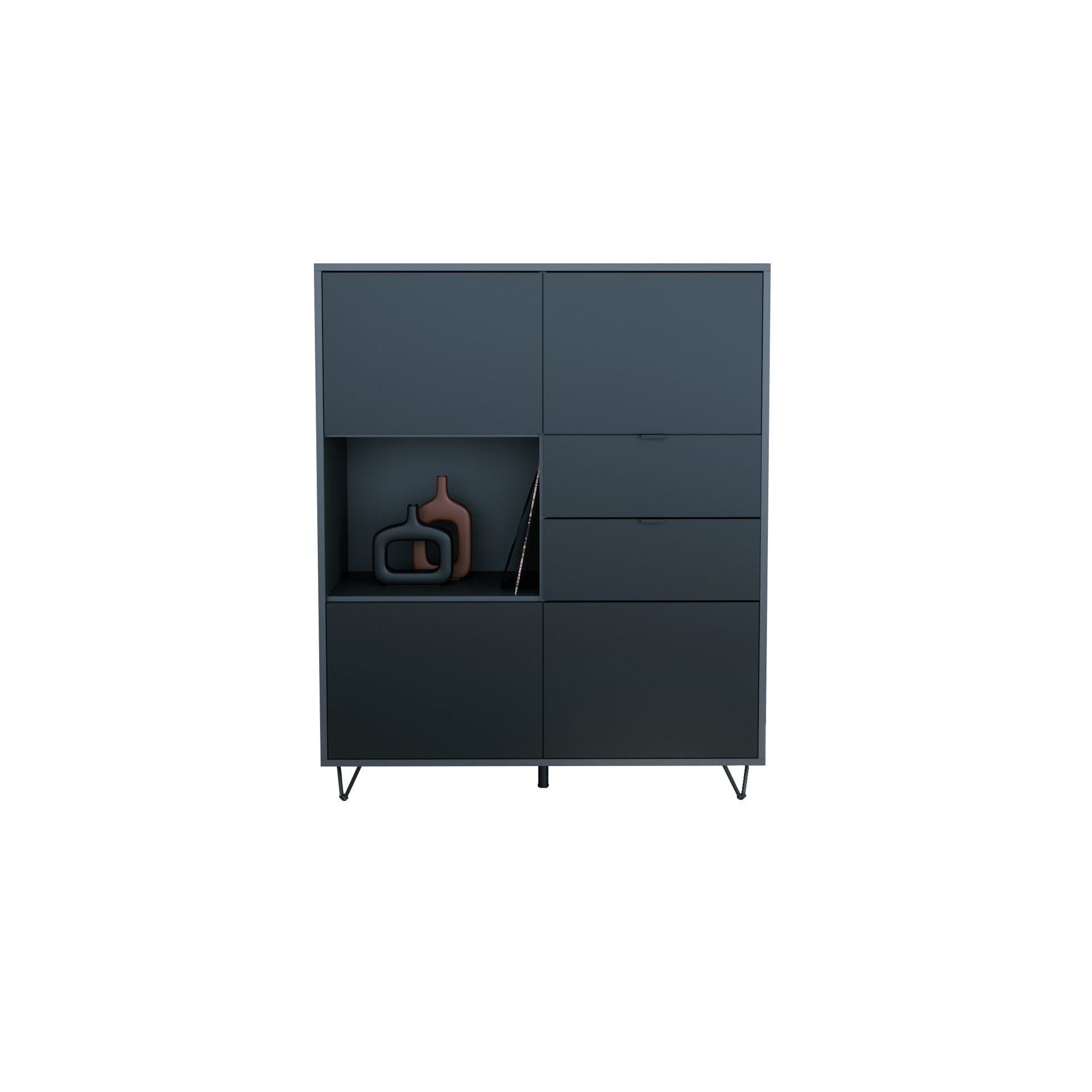Highboard Mirano M1 Korpus Anthrazit matt