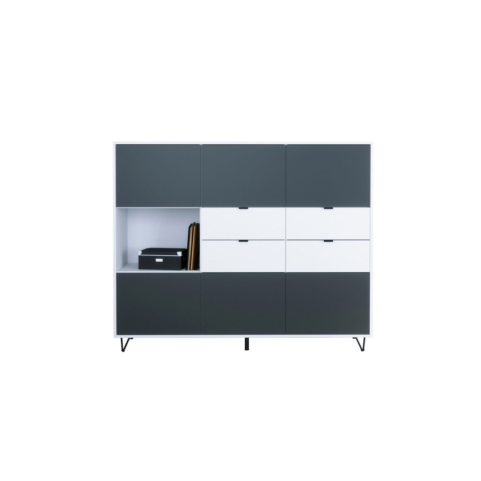 Highboard Mirano M2 Korpus Weiß matt