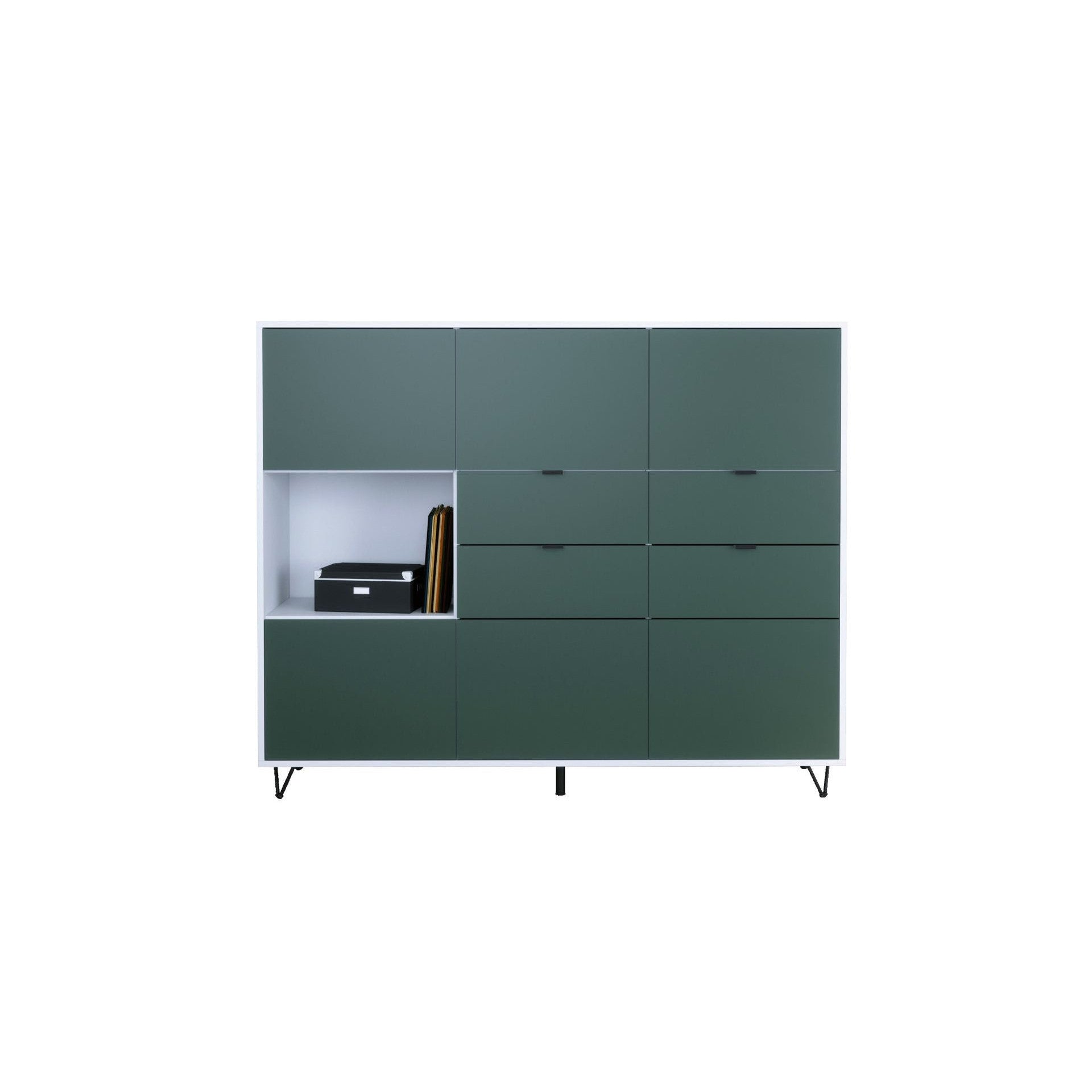 Highboard Mirano M2 Korpus Weiß matt