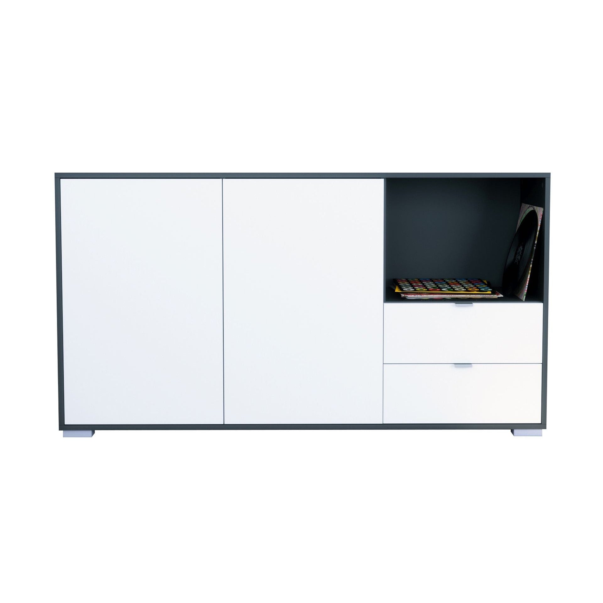 Sideboard Mirallo Korpus Anthrazit matt