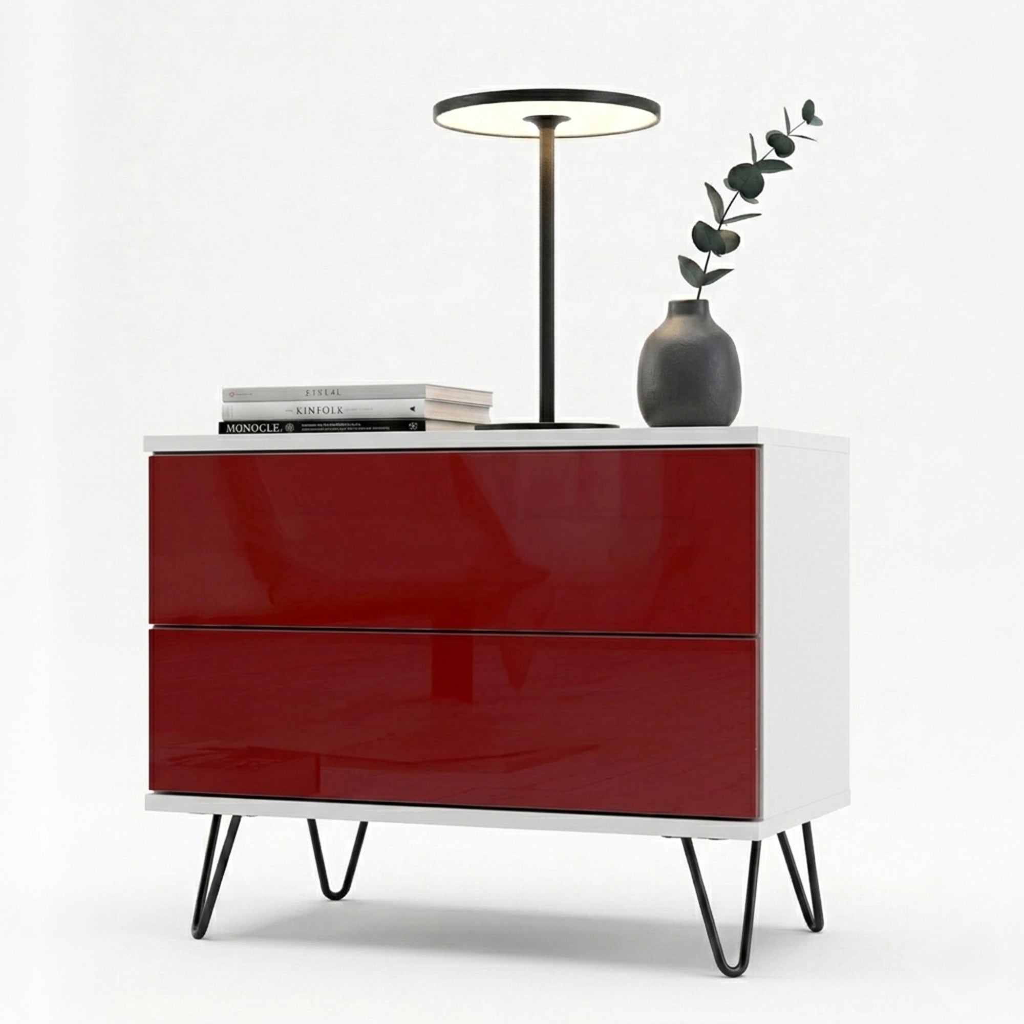 Nachtschrank Aura Korpus Weiß