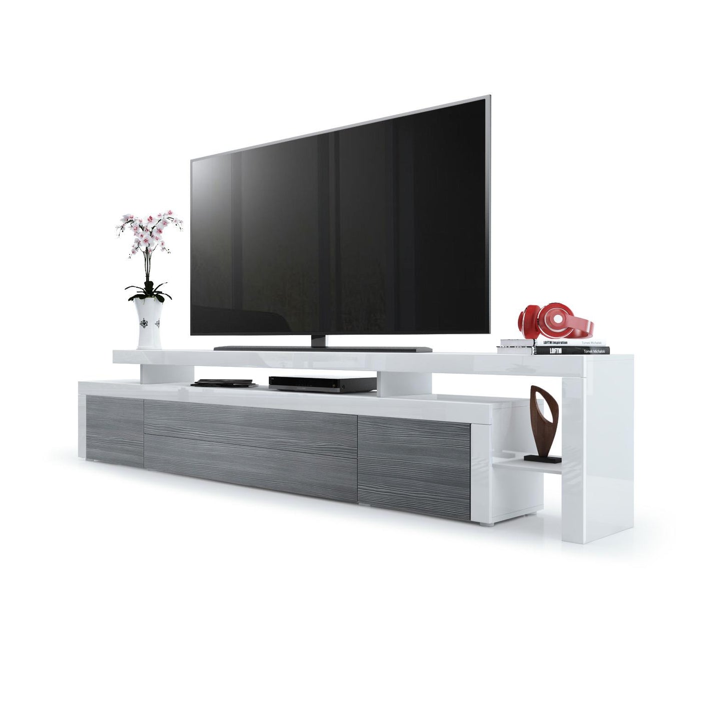 Plano TV Board Korpus Weiß