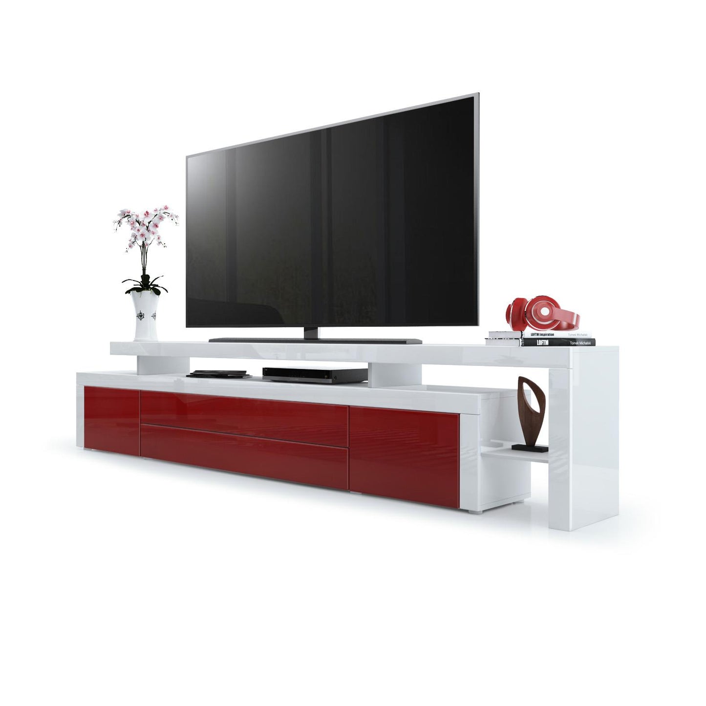 Plano TV Board Korpus Weiß