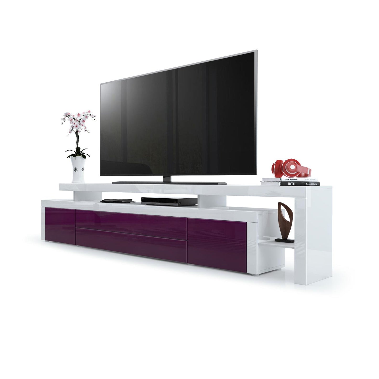 Plano TV Board Korpus Weiß
