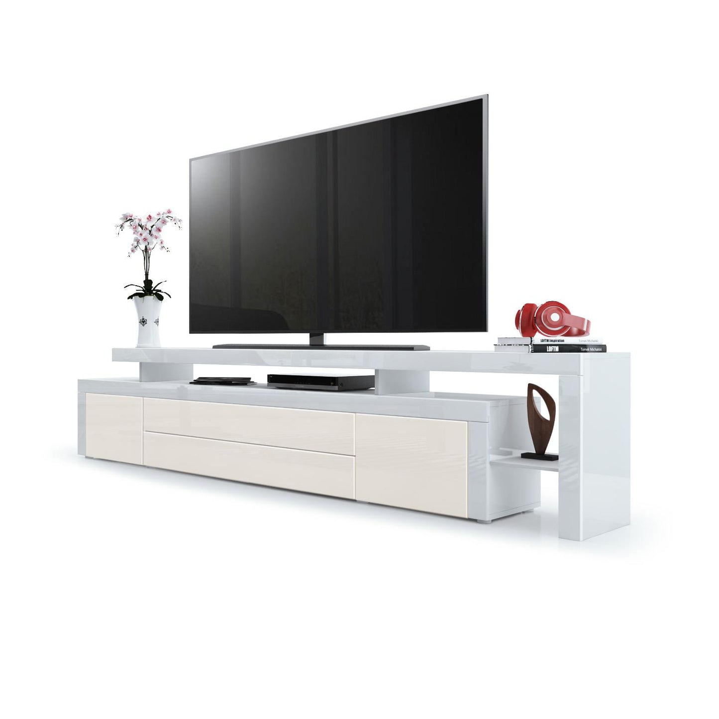 Plano TV Board Korpus Weiß