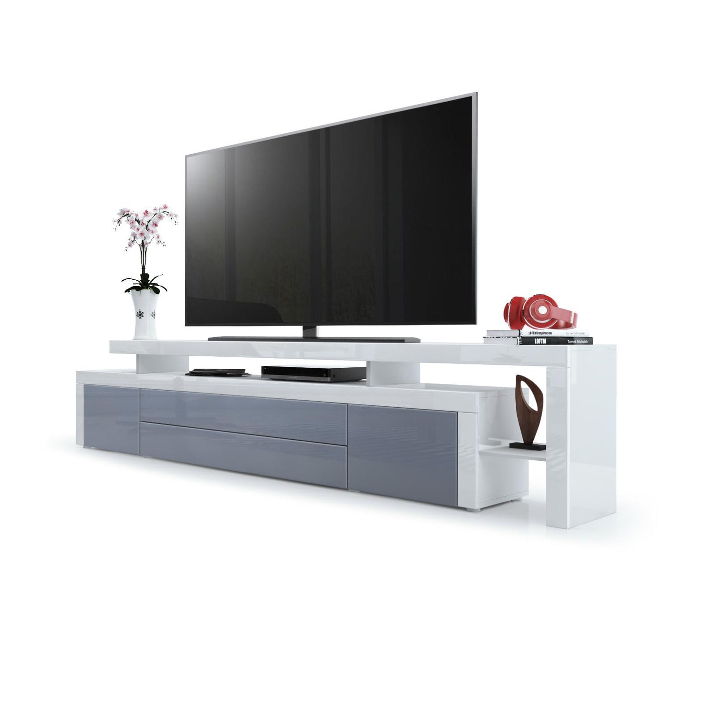 Plano TV Board Korpus Weiß