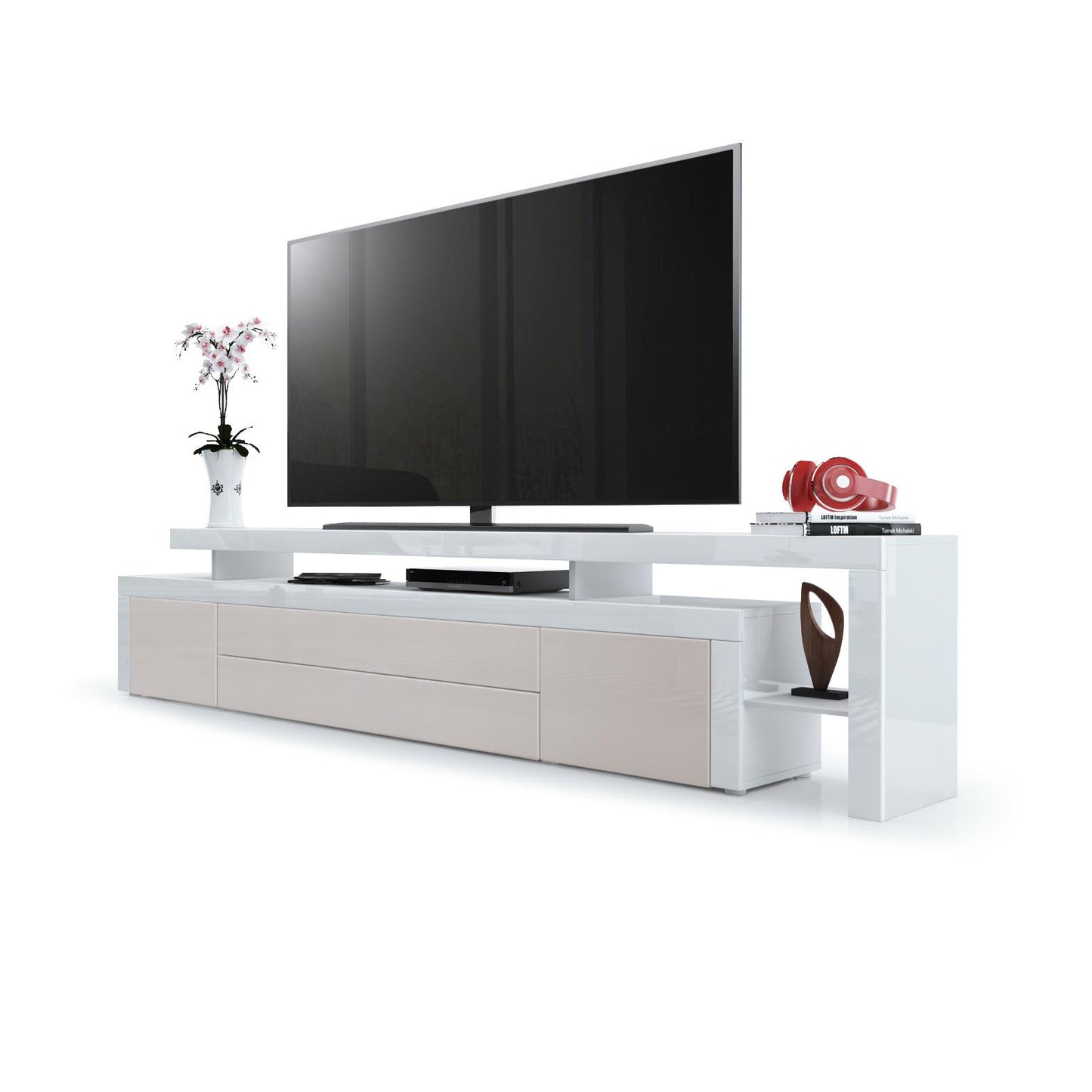 Plano TV Board Korpus Weiß