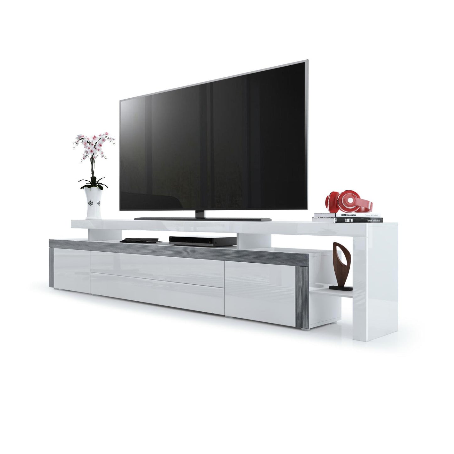 Plano TV Board Korpus Weiß