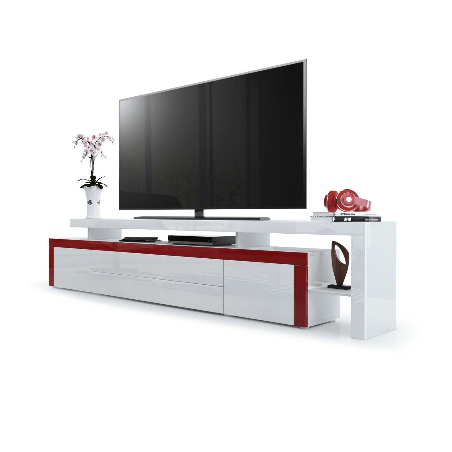 Plano TV Board Korpus Weiß