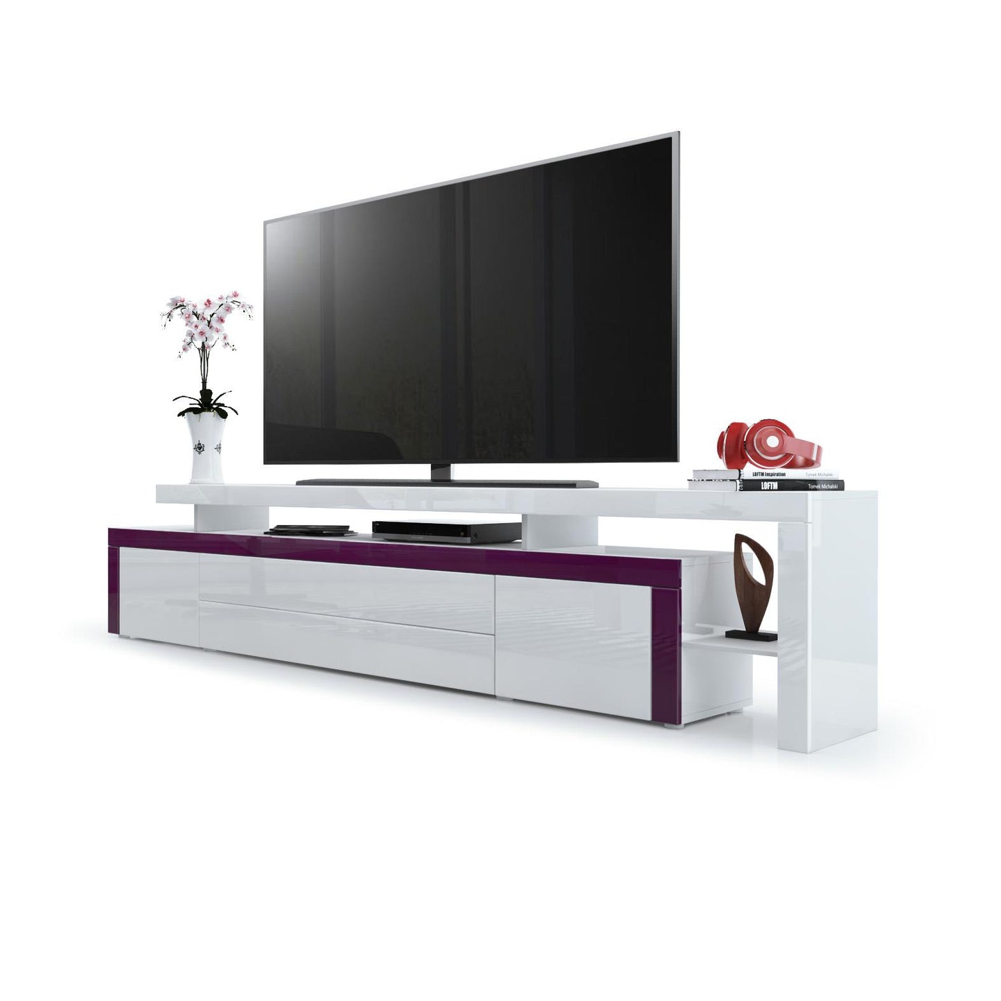 Plano TV Board Korpus Weiß