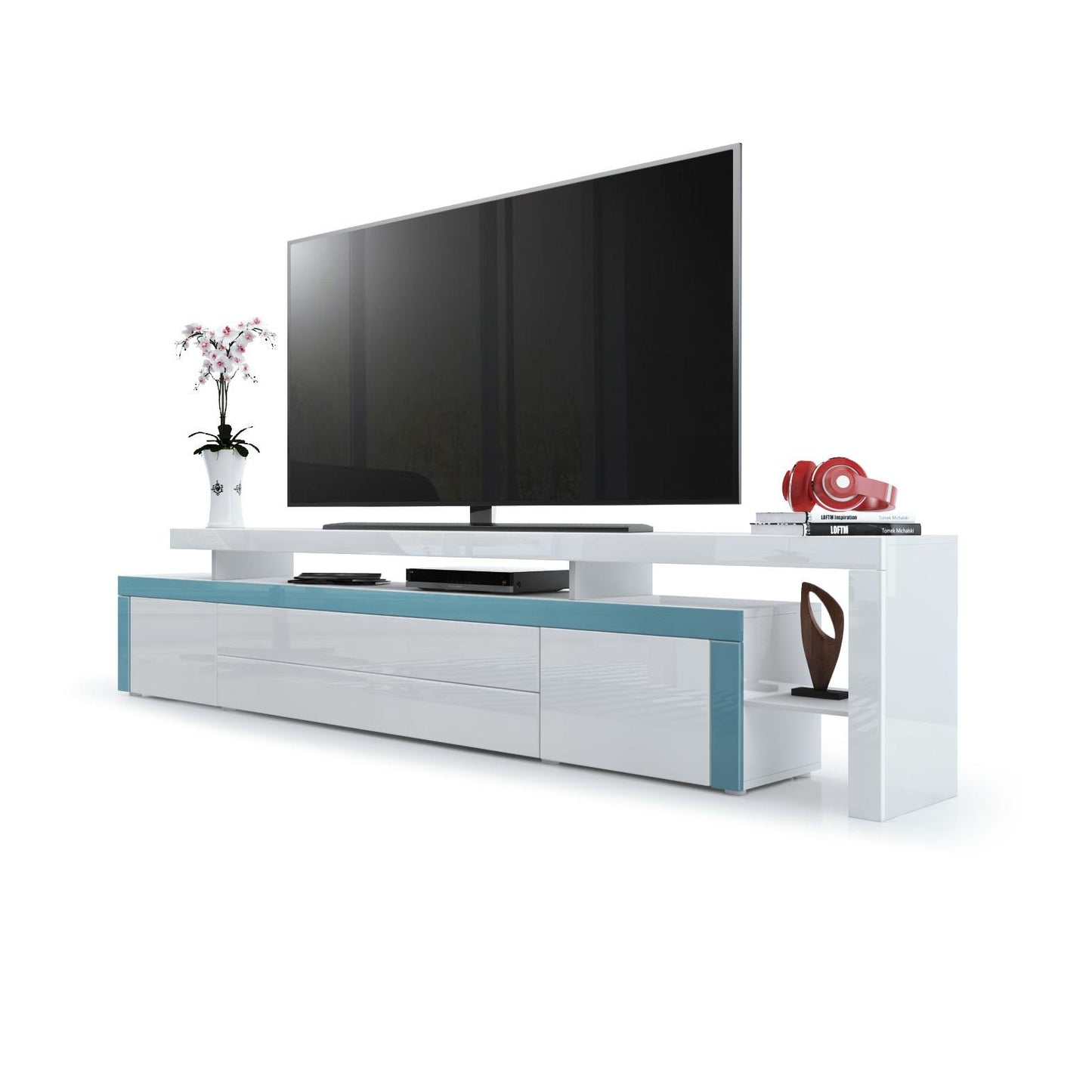 Plano TV Board Korpus Weiß