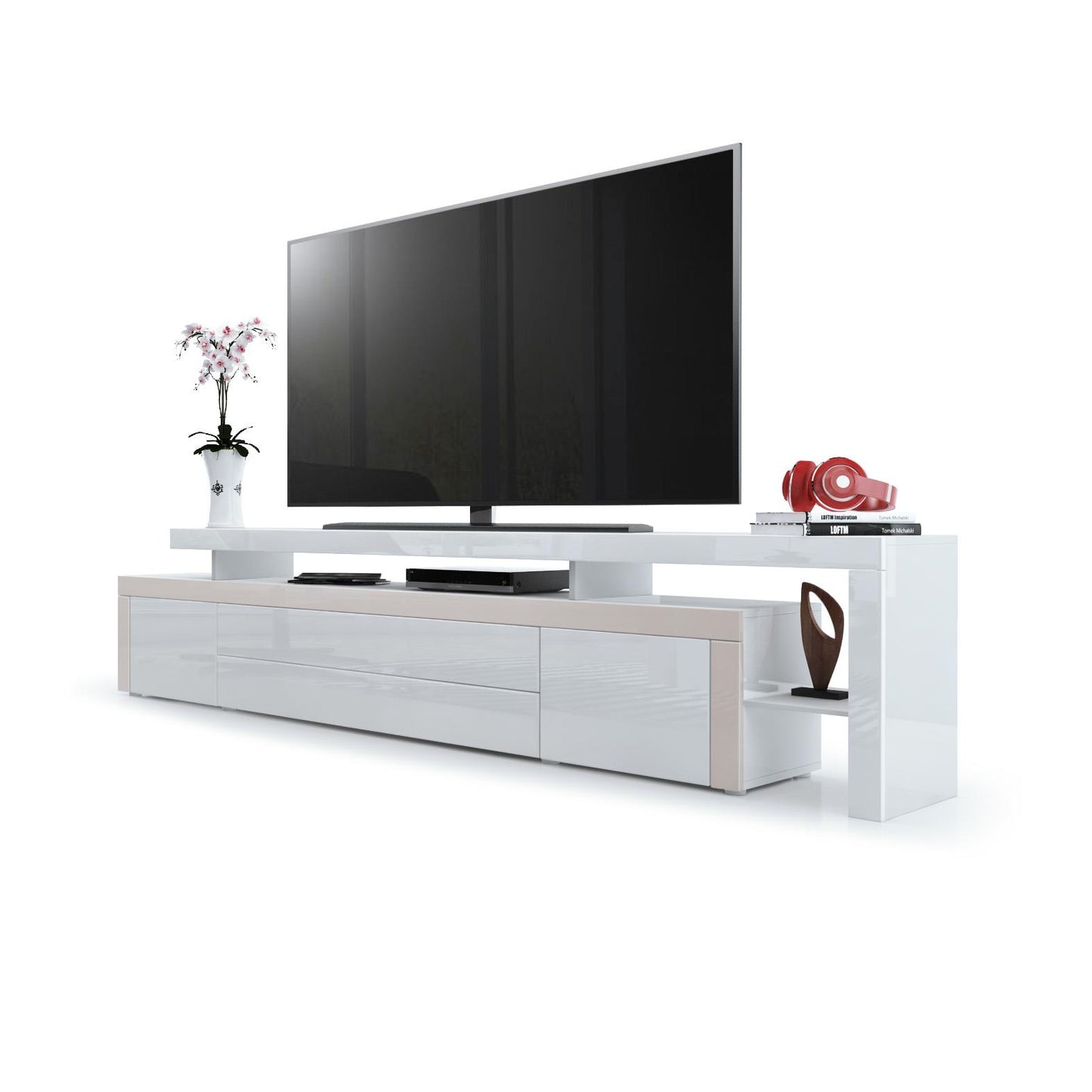 Plano TV Board Korpus Weiß